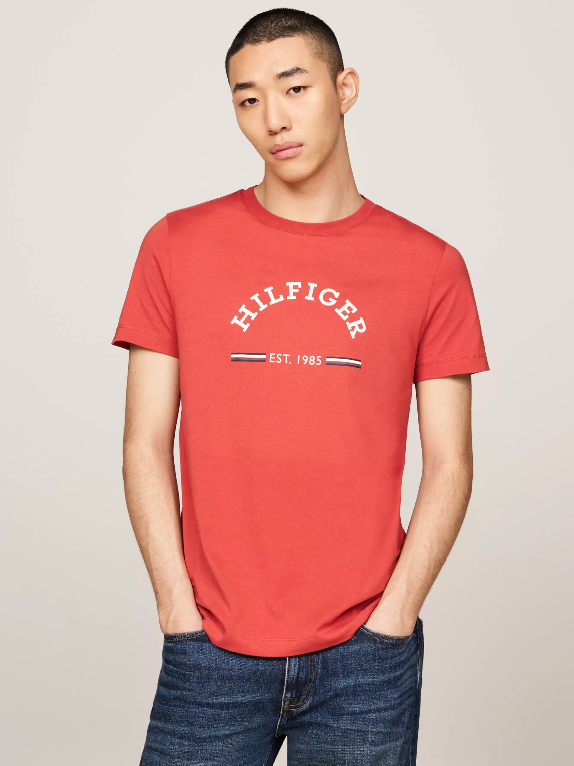 Tommy Hilfiger T-Shirty^T-shirt O Wąskim Kroju Z Logo