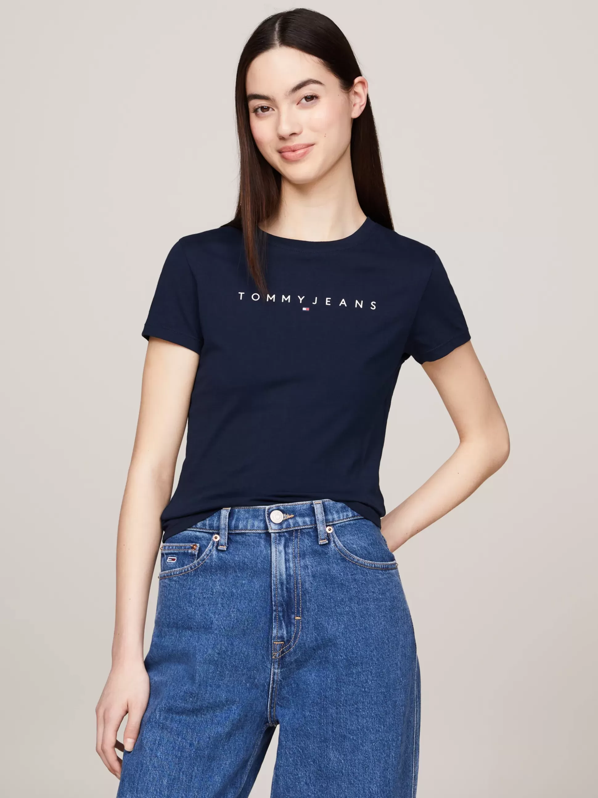 Tommy Hilfiger T-Shirty^T-shirt O Wąskim Kroju Z Logo