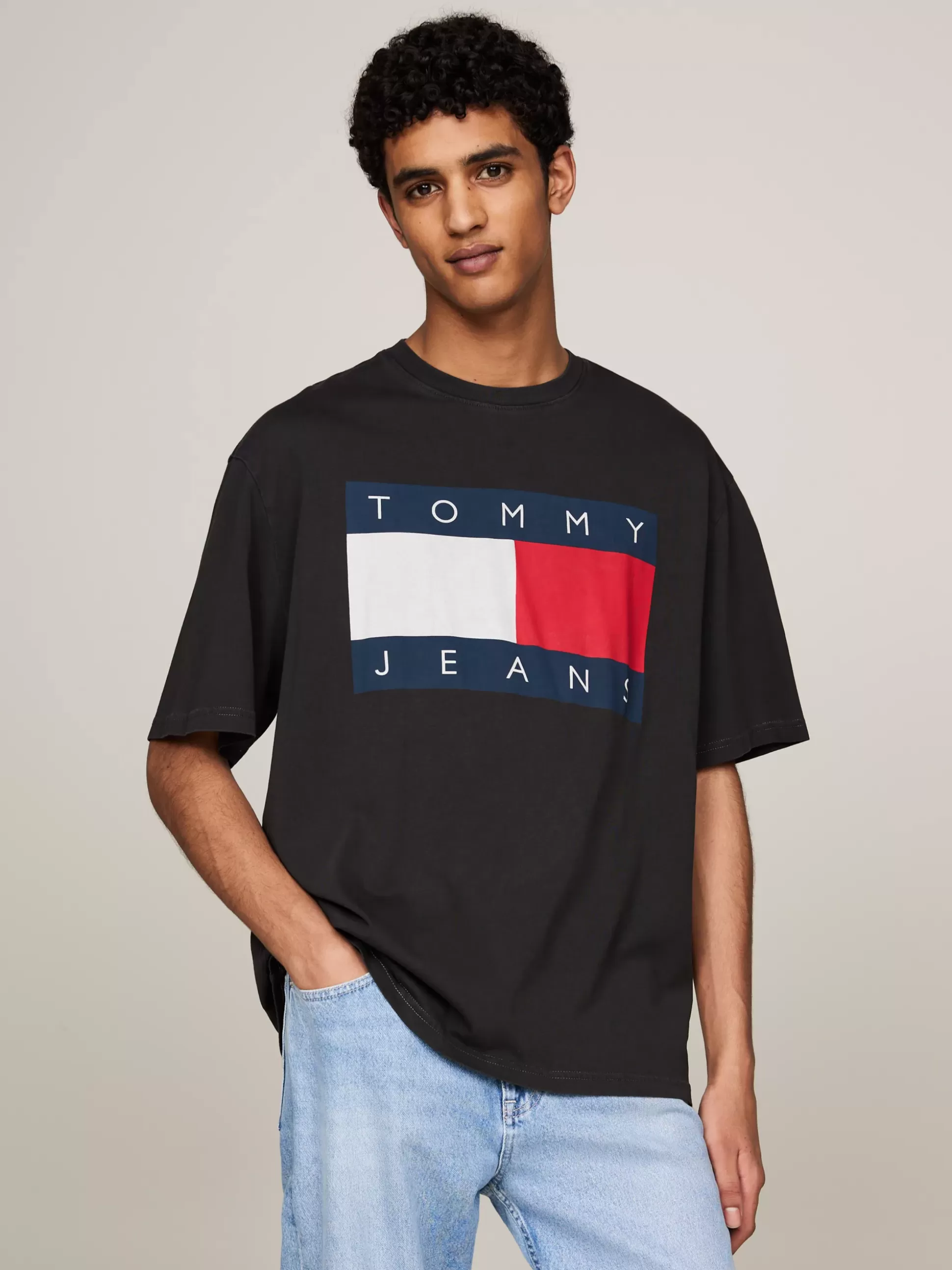 Tommy Hilfiger T-Shirty^T-shirt Oversize Z Flagą