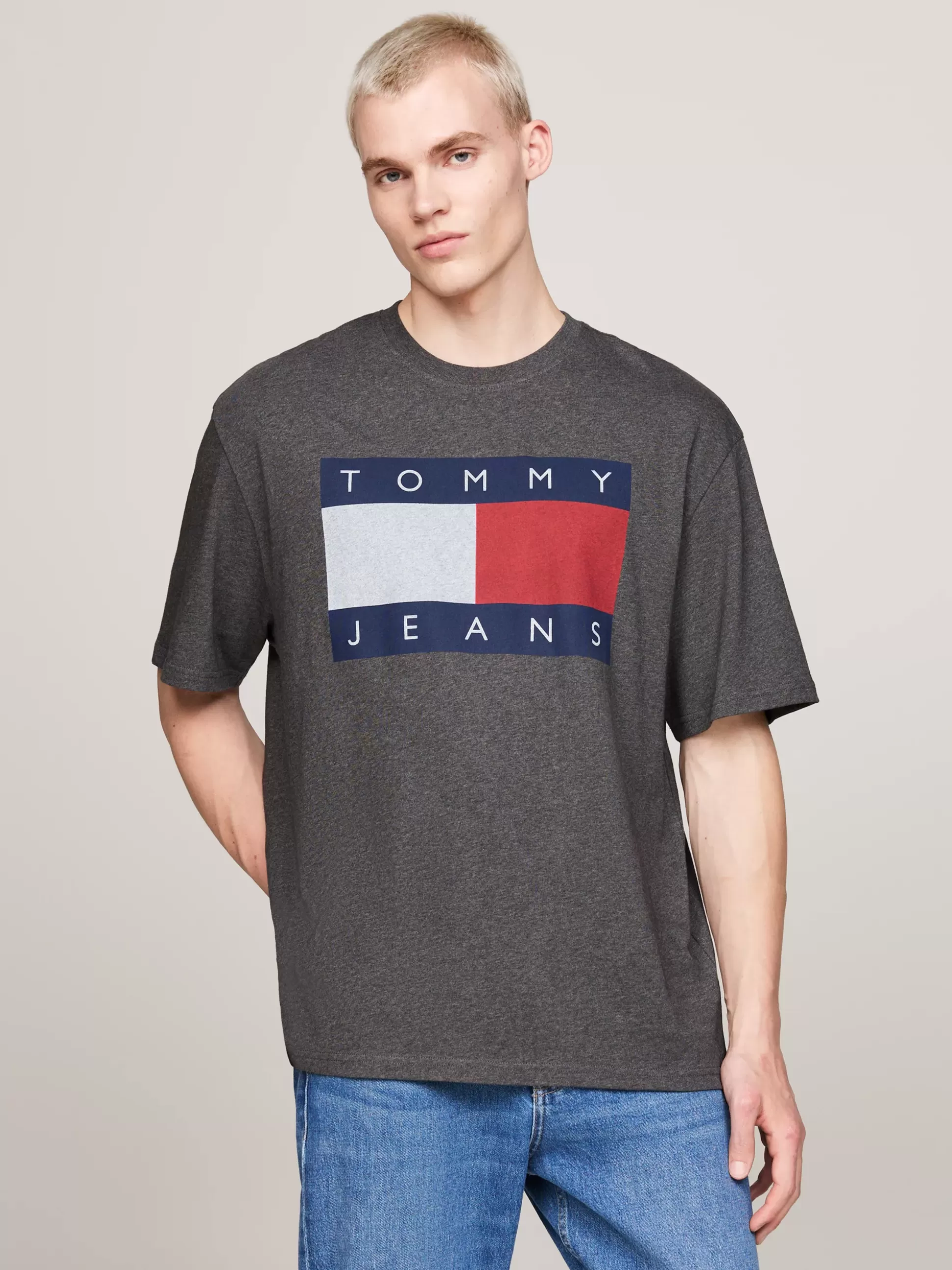 Tommy Hilfiger T-Shirty^T-shirt Oversize Z Flagą Tommy