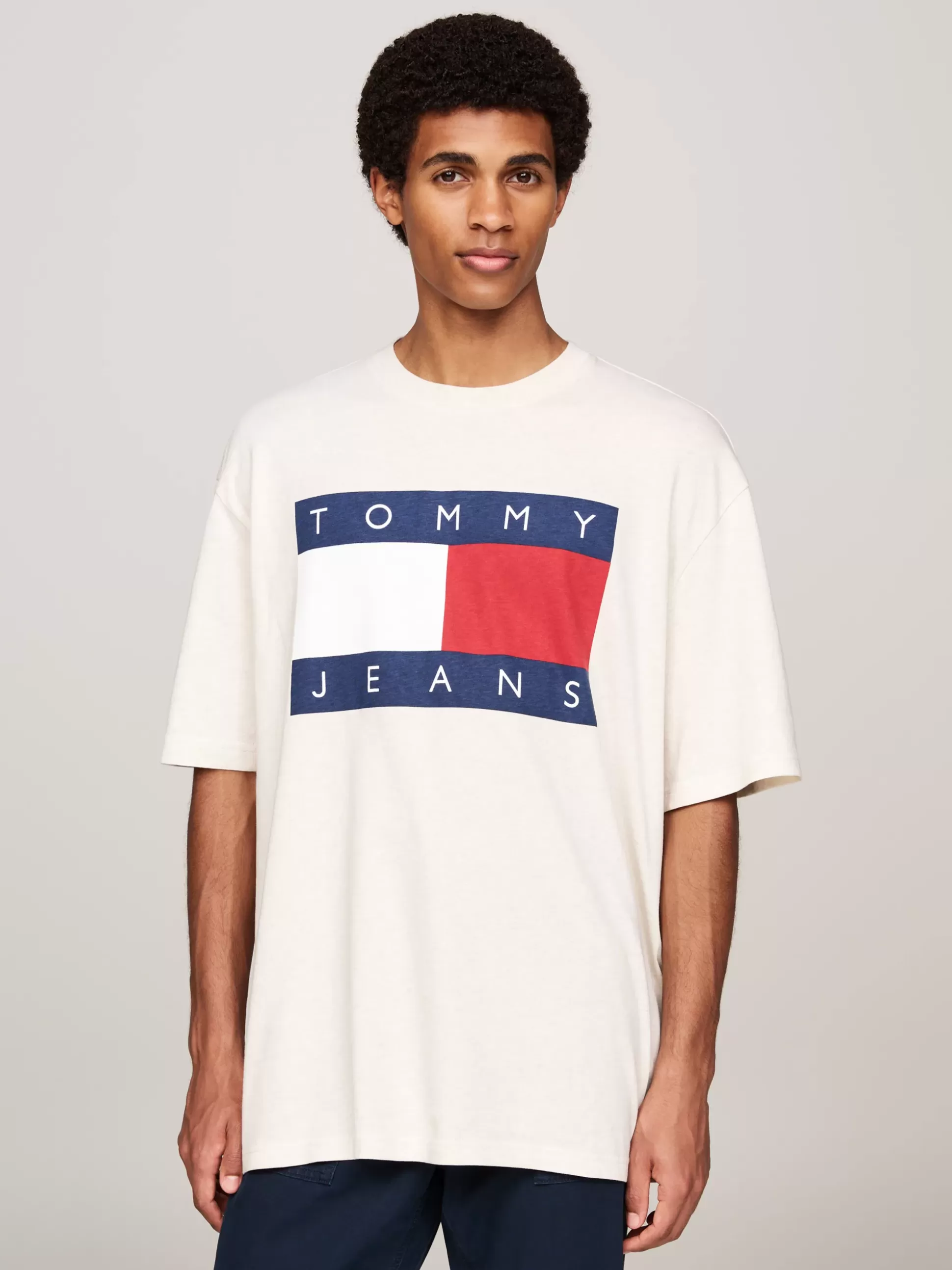 Tommy Hilfiger T-Shirty^T-shirt Oversize Z Flagą Tommy