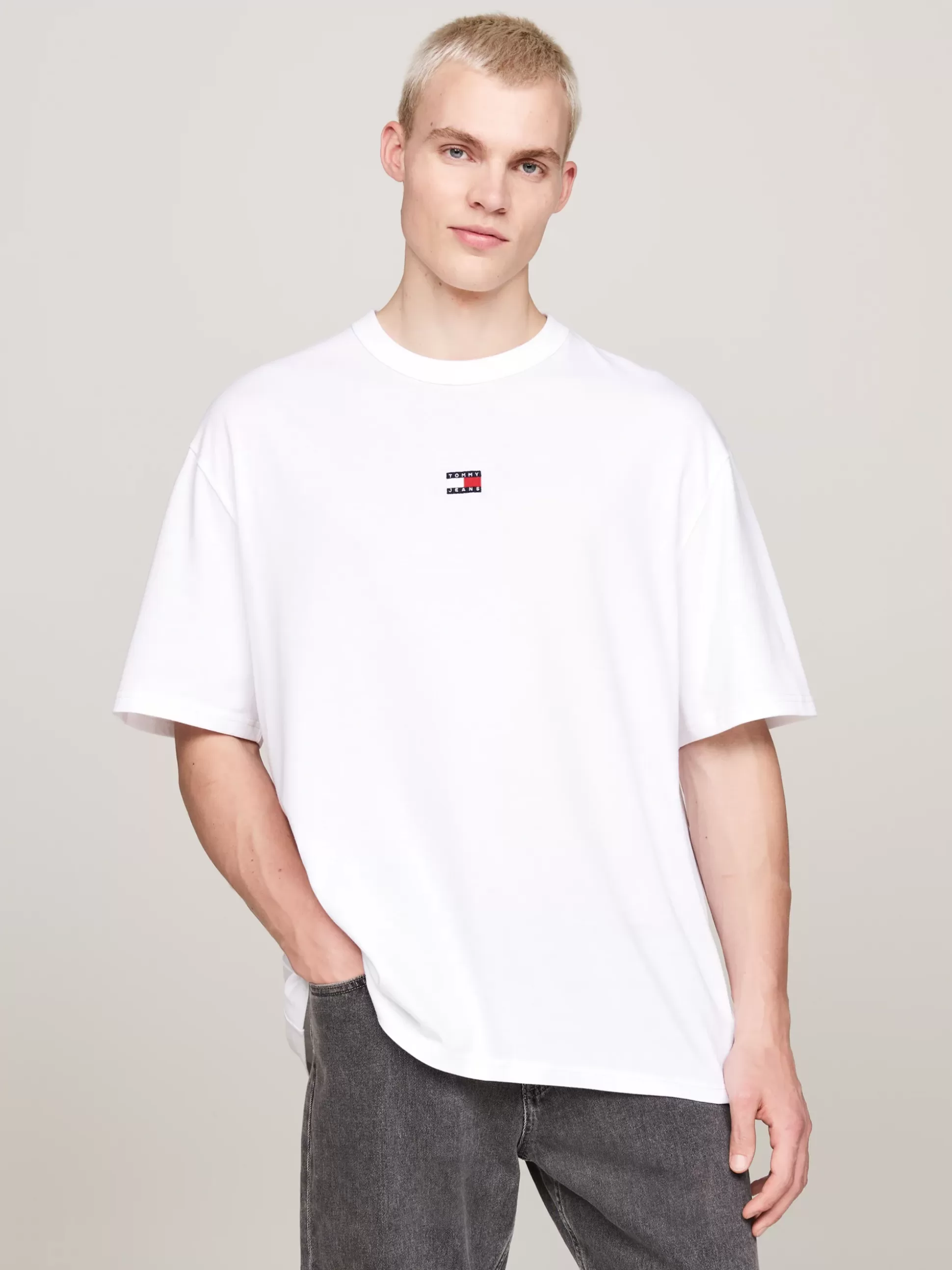 Tommy Hilfiger T-Shirty^T-shirt Oversize Z Naszywką Tommy