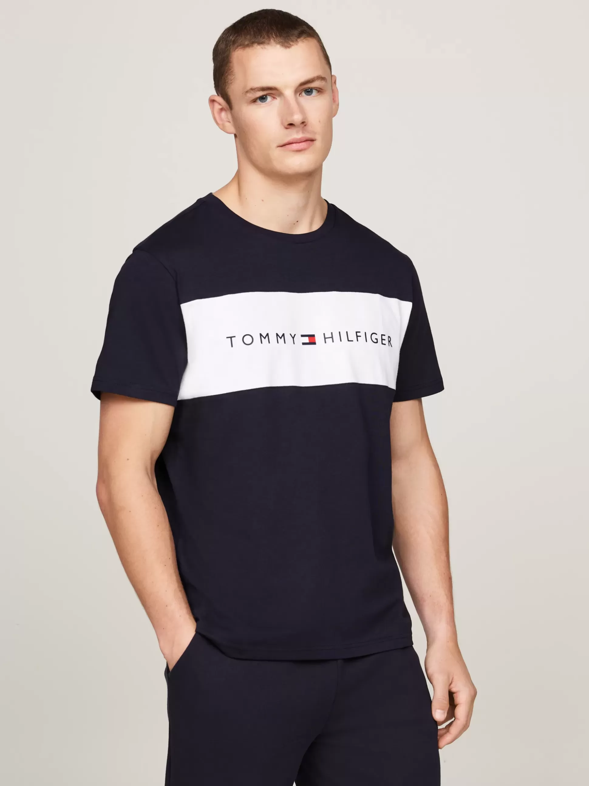 Tommy Hilfiger Stroje Domowe^T-shirt TH Original Z Blokami Kolorów