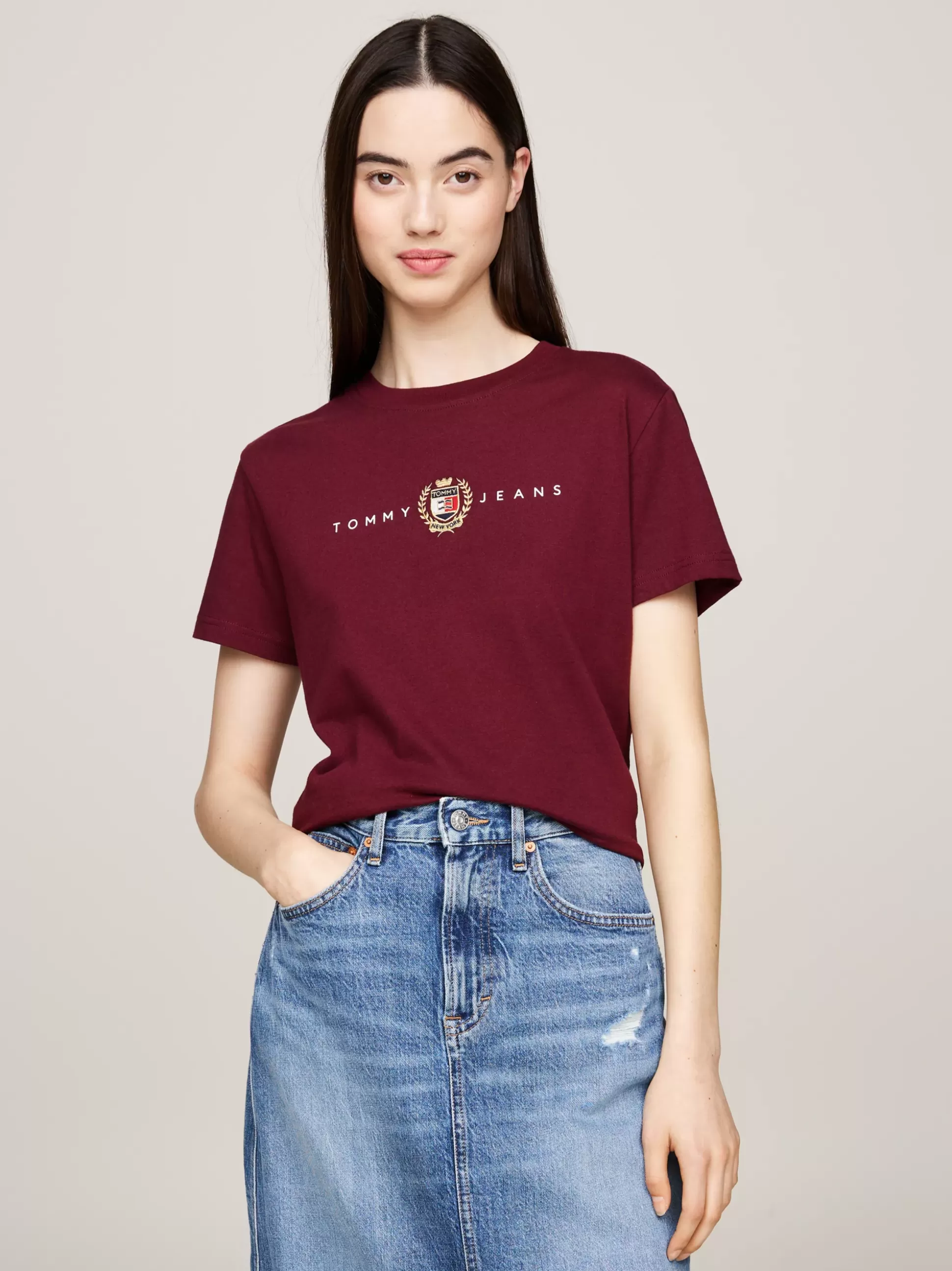 Tommy Hilfiger T-Shirty^T-shirt Varsity Z Okrągłym Dekoltem