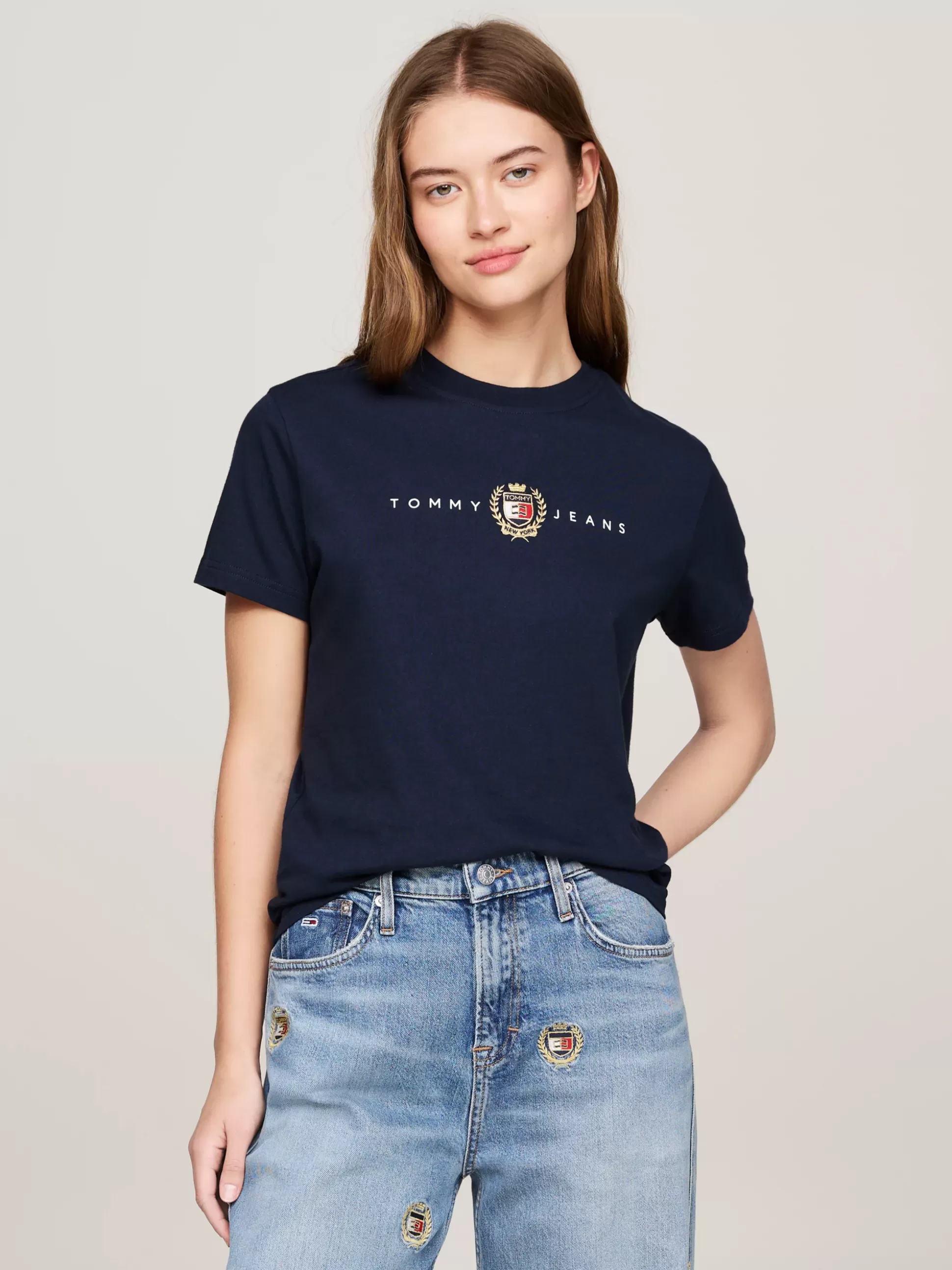 Tommy Hilfiger T-Shirty^T-shirt Varsity Z Okrągłym Dekoltem