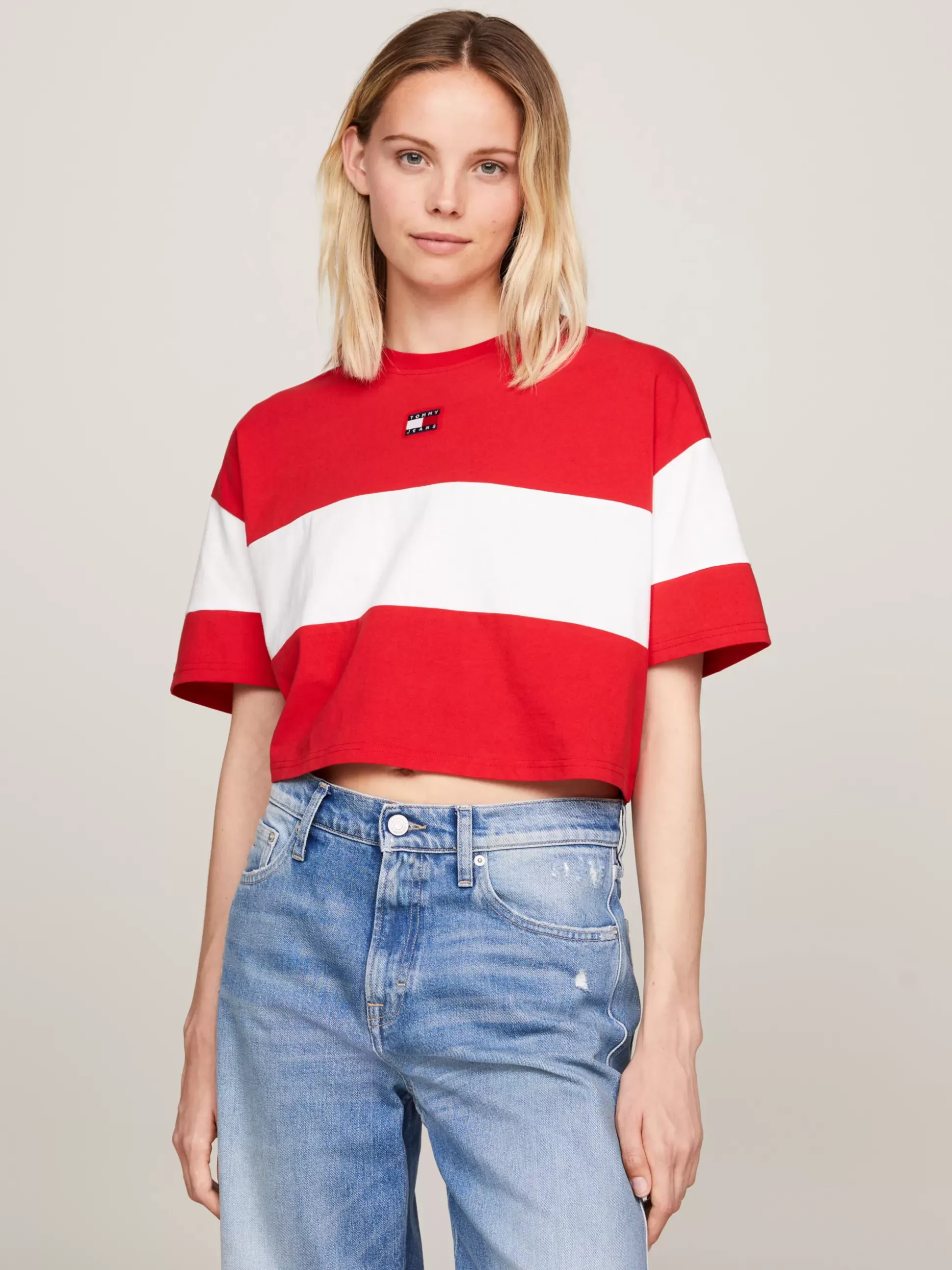 Tommy Hilfiger T-Shirty^T-shirt W Bloki Kolorów Z Naszywką