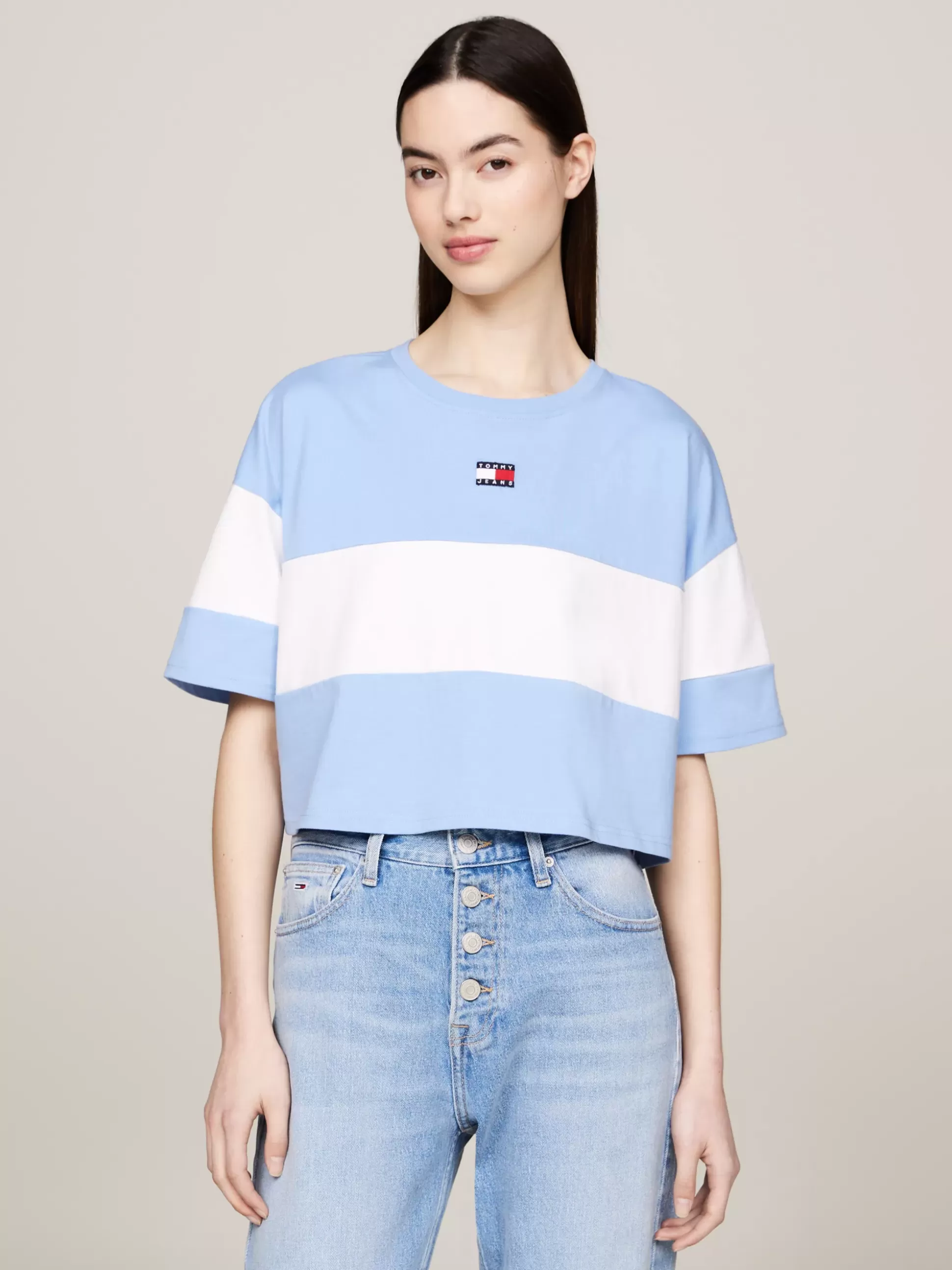 Tommy Hilfiger T-Shirty^T-shirt W Bloki Kolorów Z Naszywką