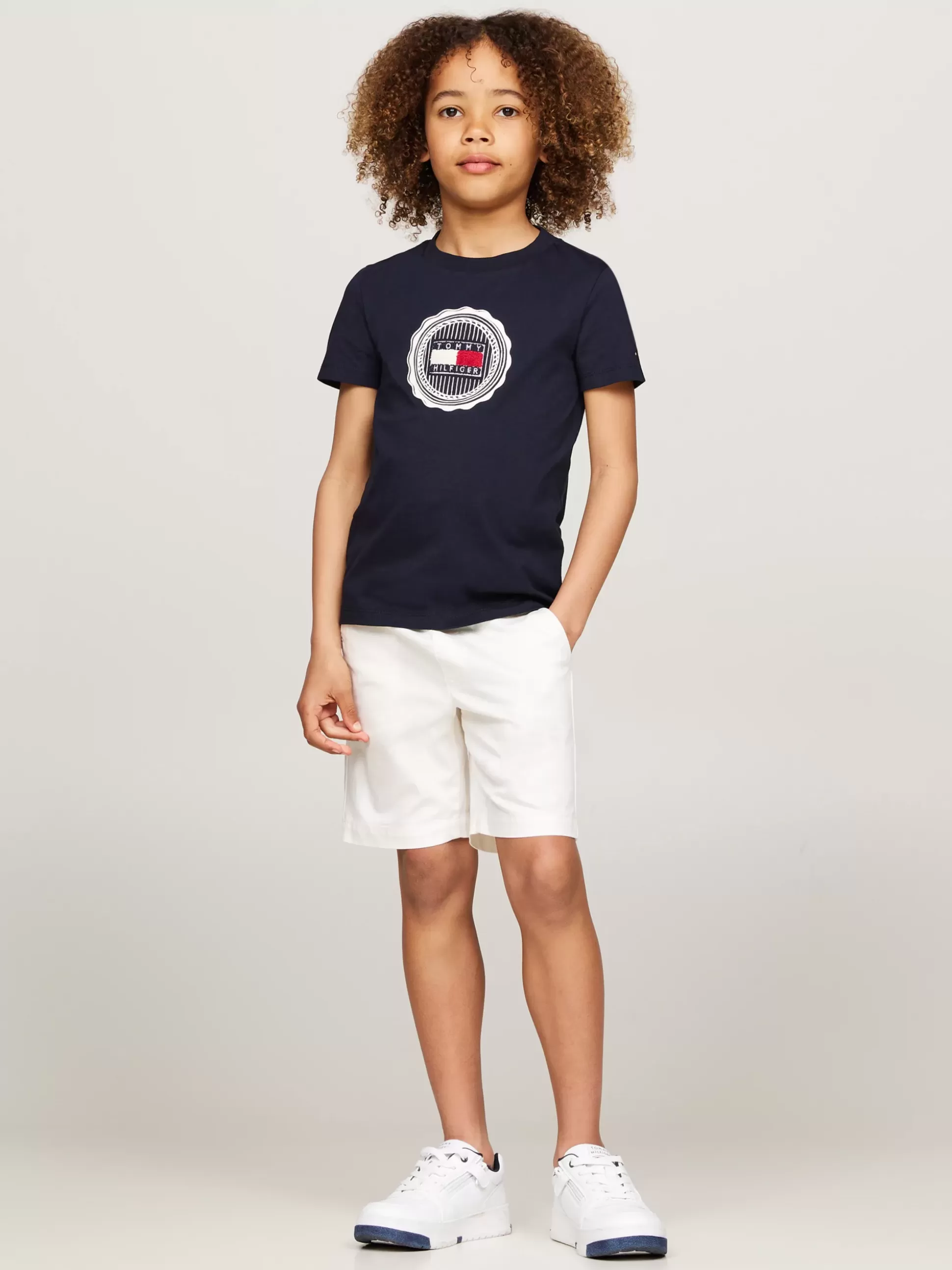 Dzieci Tommy Hilfiger T-Shirty I Koszulki Polo^T-shirt Z Aplikacją W Kształcie Pieczęci