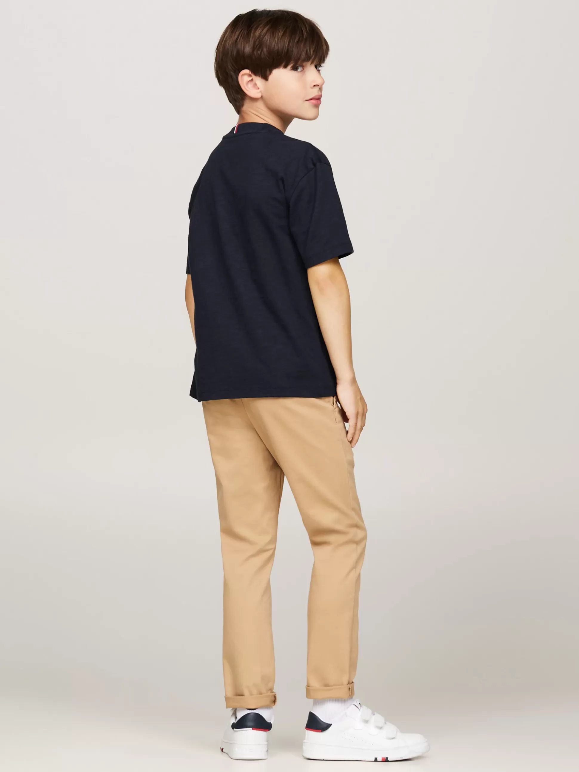 Dzieci Tommy Hilfiger T-Shirty I Koszulki Polo^T-shirt Z Aplikacją Z Logo Hilfiger Monotype