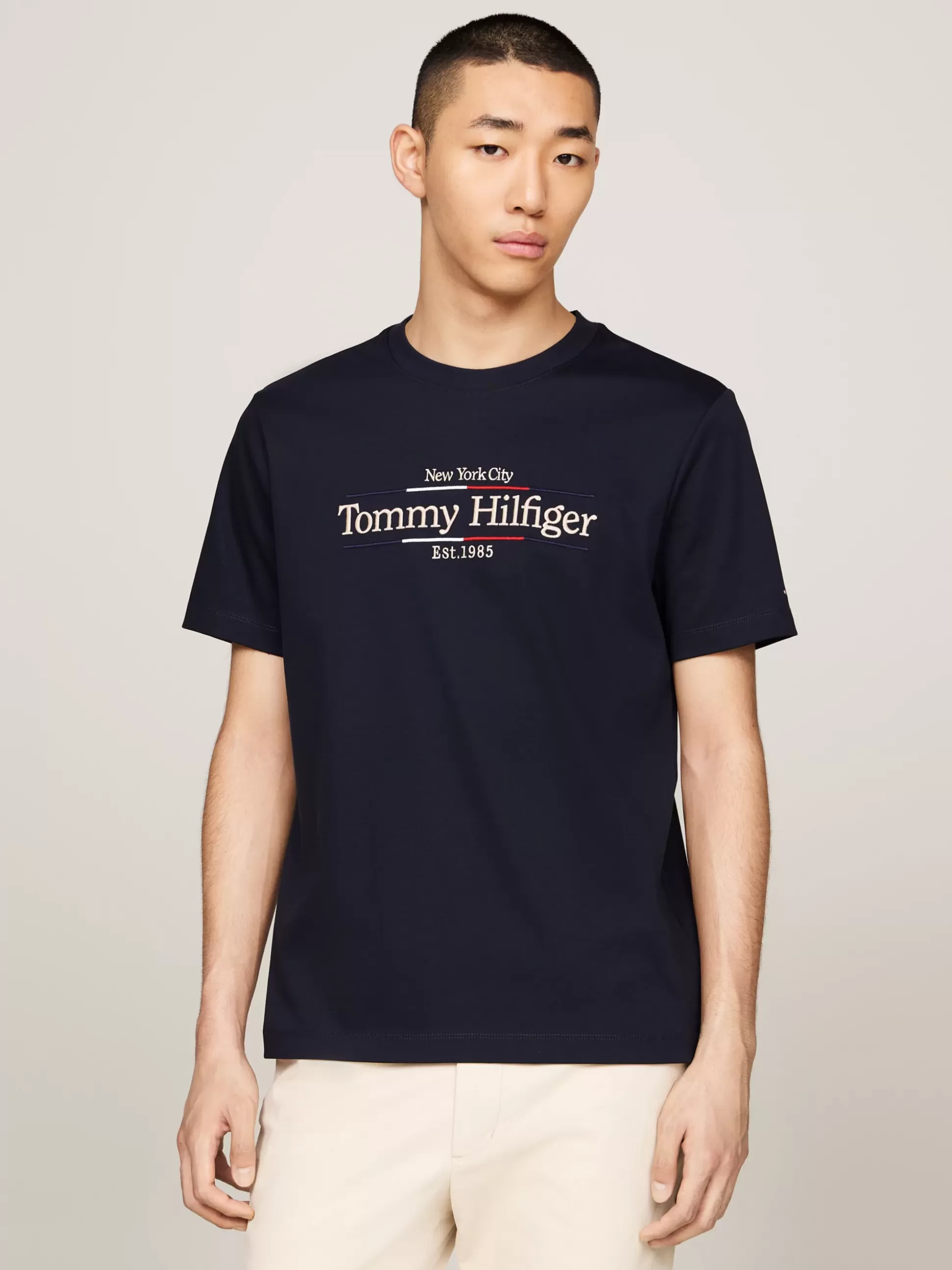 Tommy Hilfiger T-Shirty^T-shirt Z Bawełny Interlock Z Logo