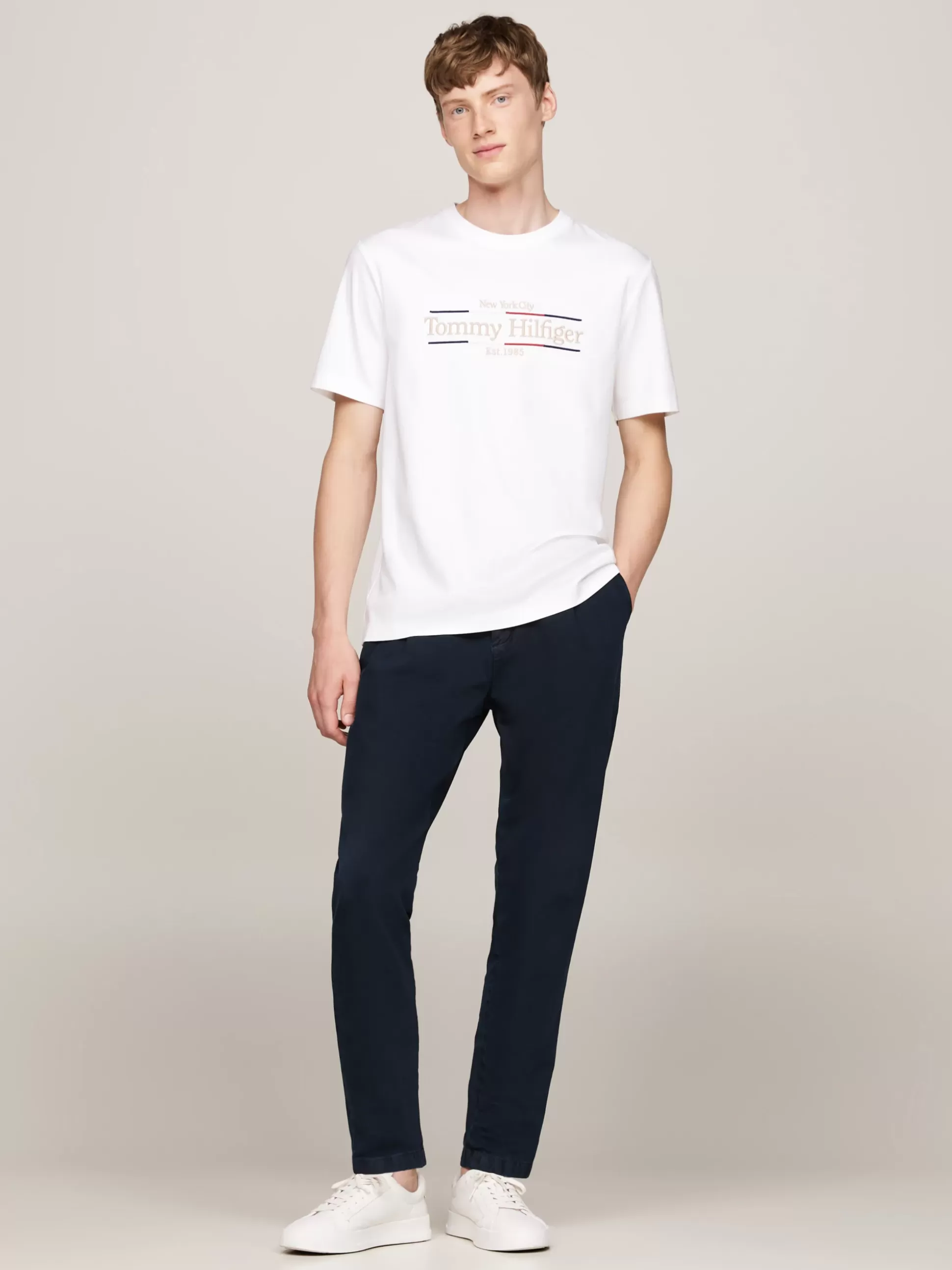 Tommy Hilfiger T-Shirty^T-shirt Z Bawełny Interlock Z Logo