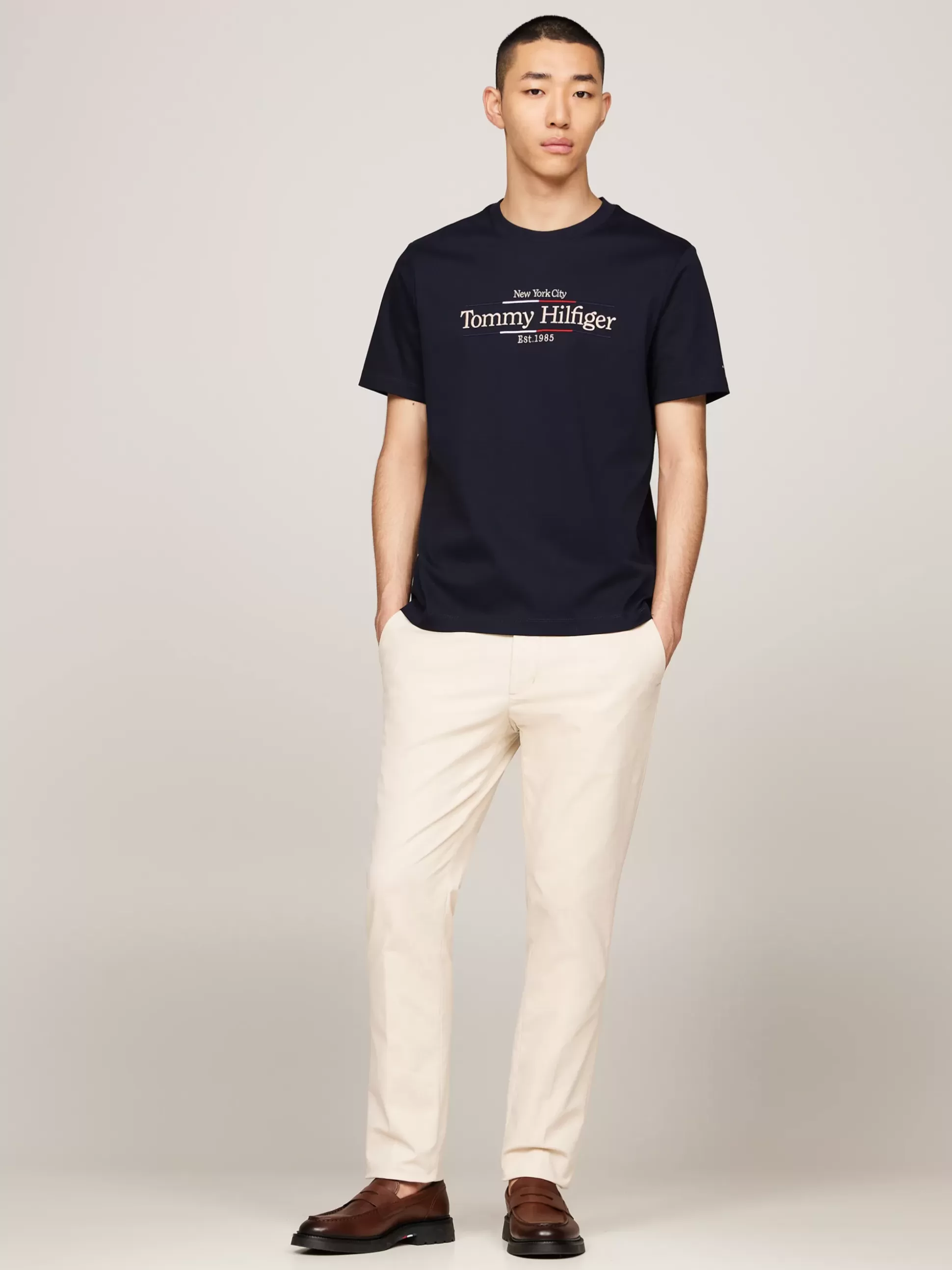 Tommy Hilfiger T-Shirty^T-shirt Z Bawełny Interlock Z Logo