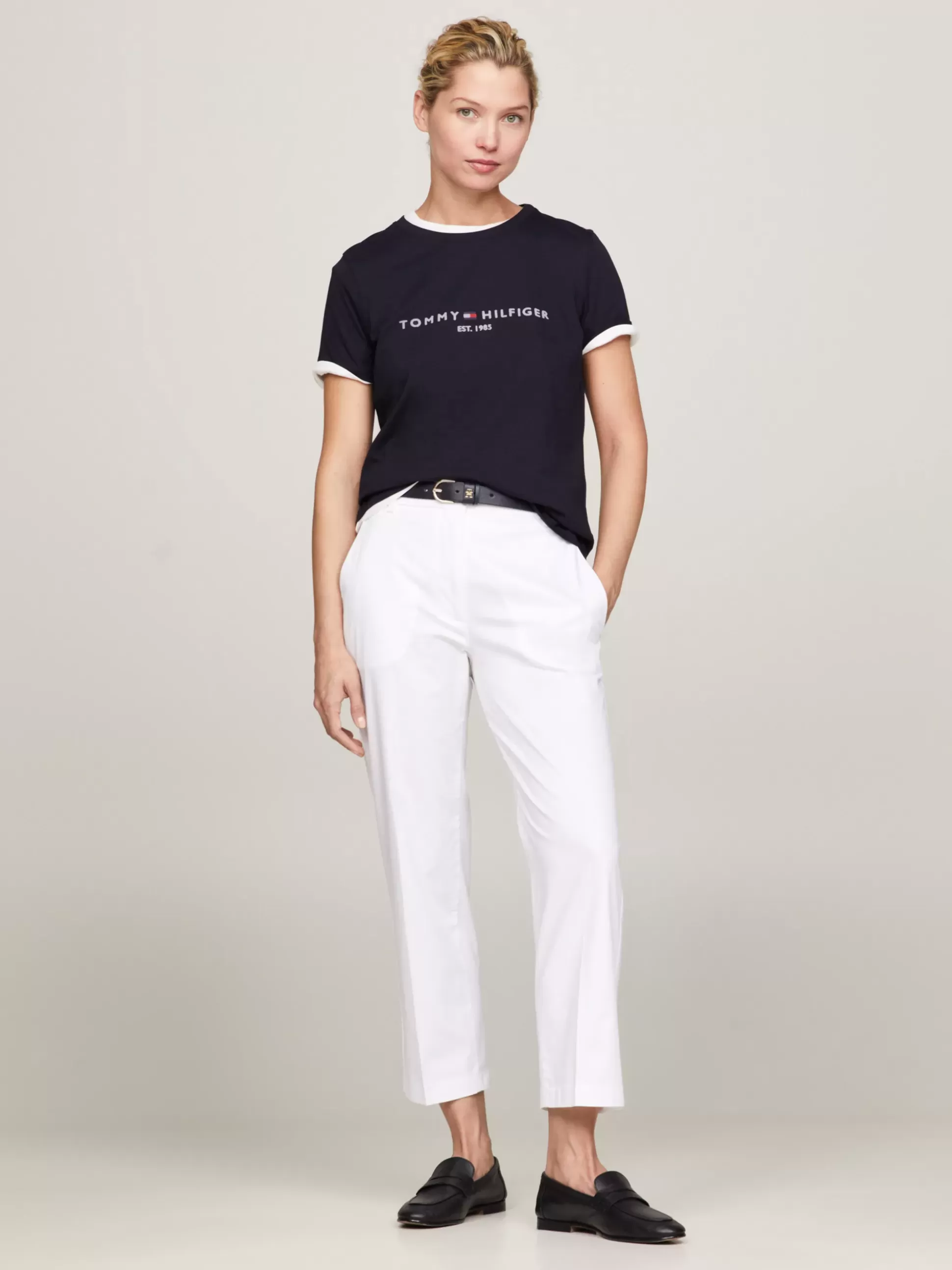 Tommy Hilfiger T-Shirty^T-shirt Z Bawełny Z Logo