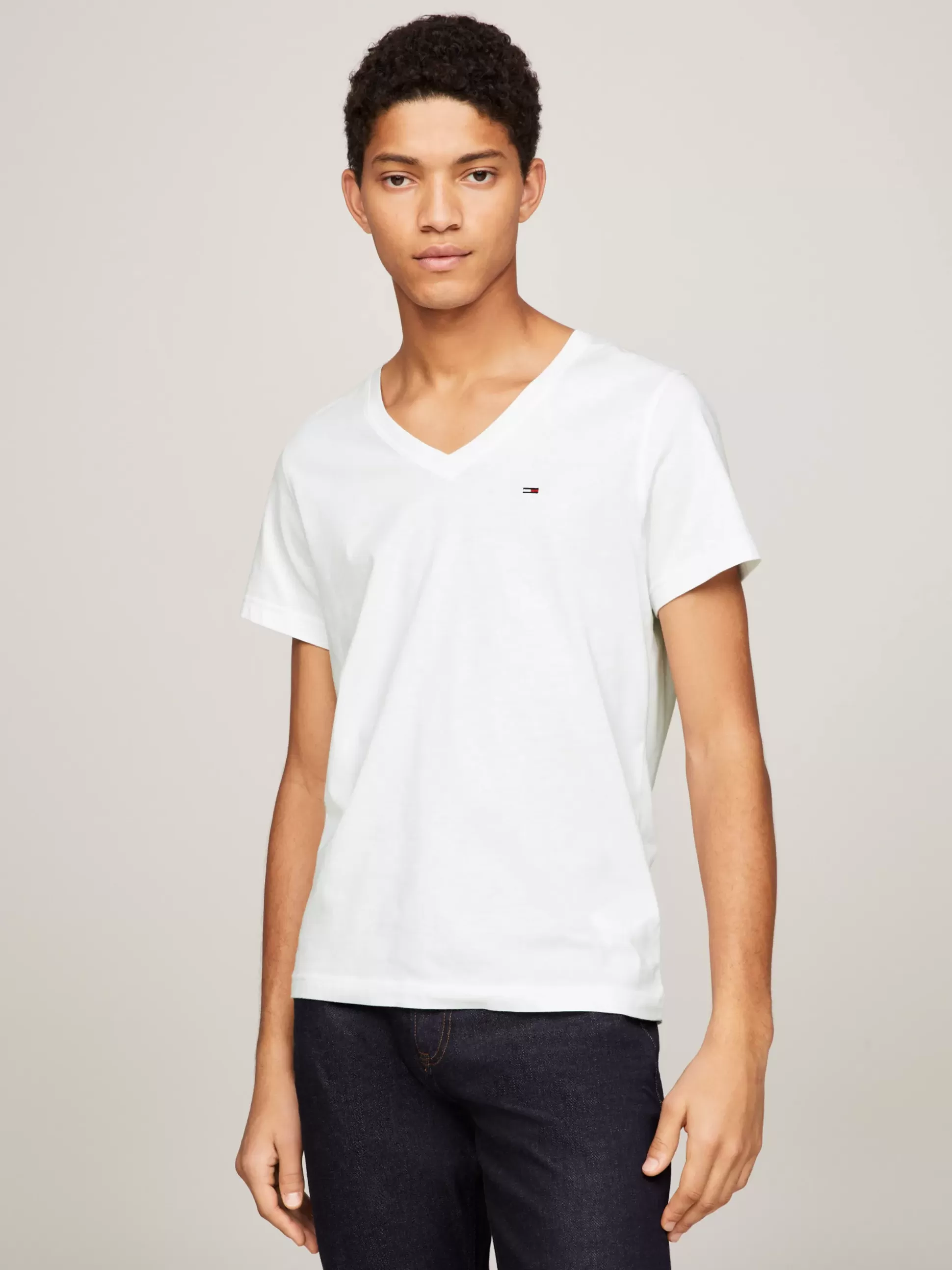 Tommy Hilfiger T-Shirty^T-shirt Z Dekoltem W Kształcie Litery V