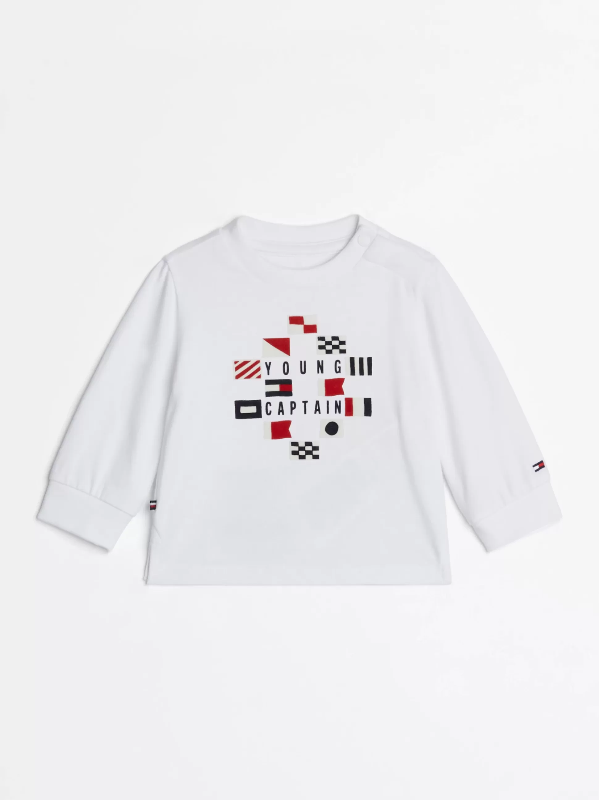 Dzieci Tommy Hilfiger Dziewczynki | Chłopcy^T-shirt Z Długim Rękawem I Flokowanym Logo