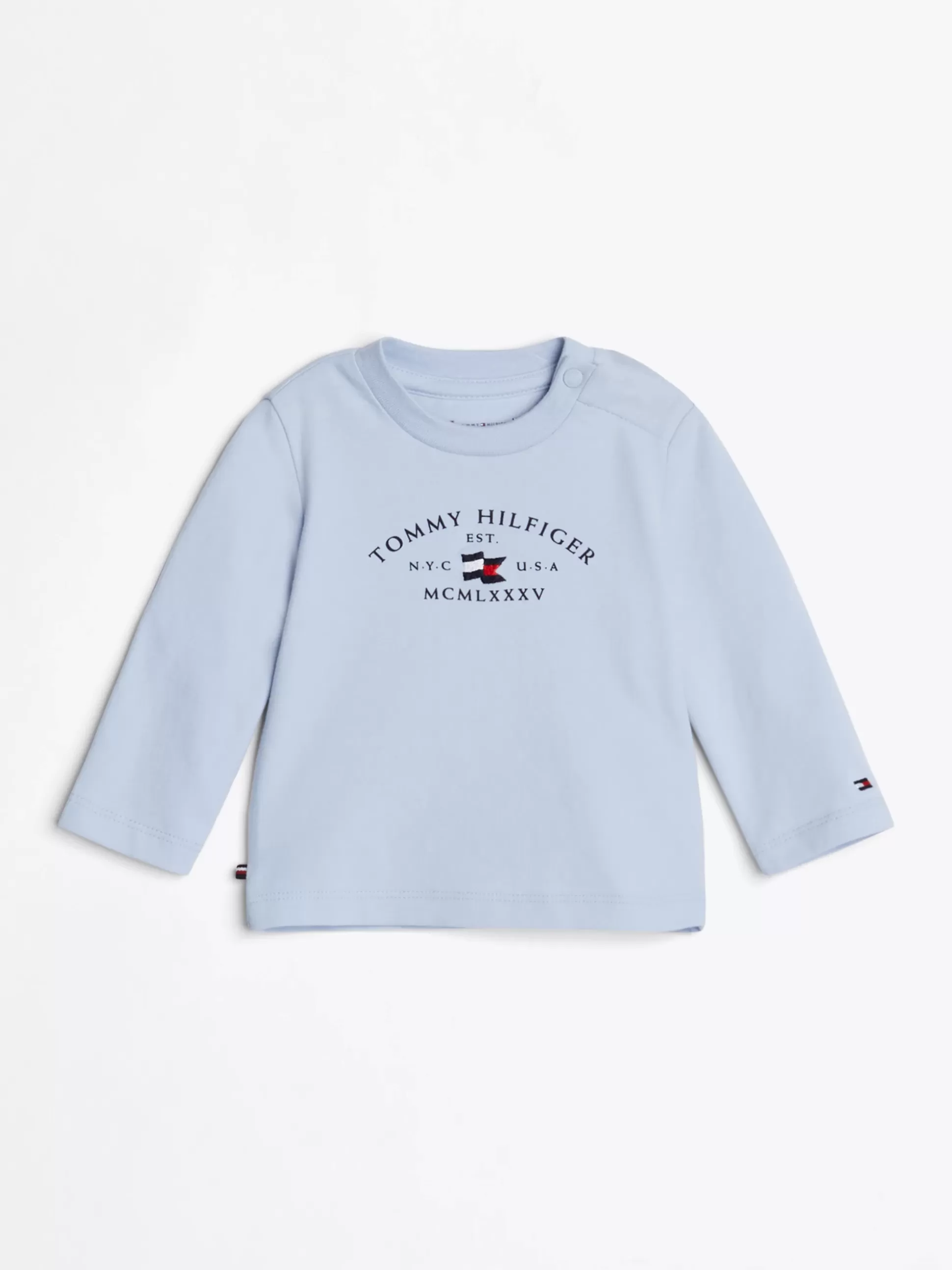 Dzieci Tommy Hilfiger Dziewczynki | Chłopcy^T-shirt Z Długim Rękawem I Okrągłym Dekoltem