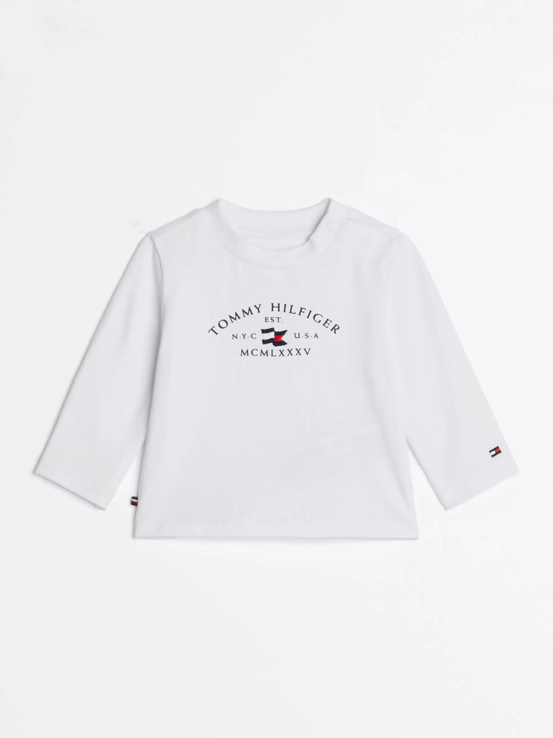 Dzieci Tommy Hilfiger Dziewczynki | Chłopcy^T-shirt Z Długim Rękawem I Okrągłym Dekoltem