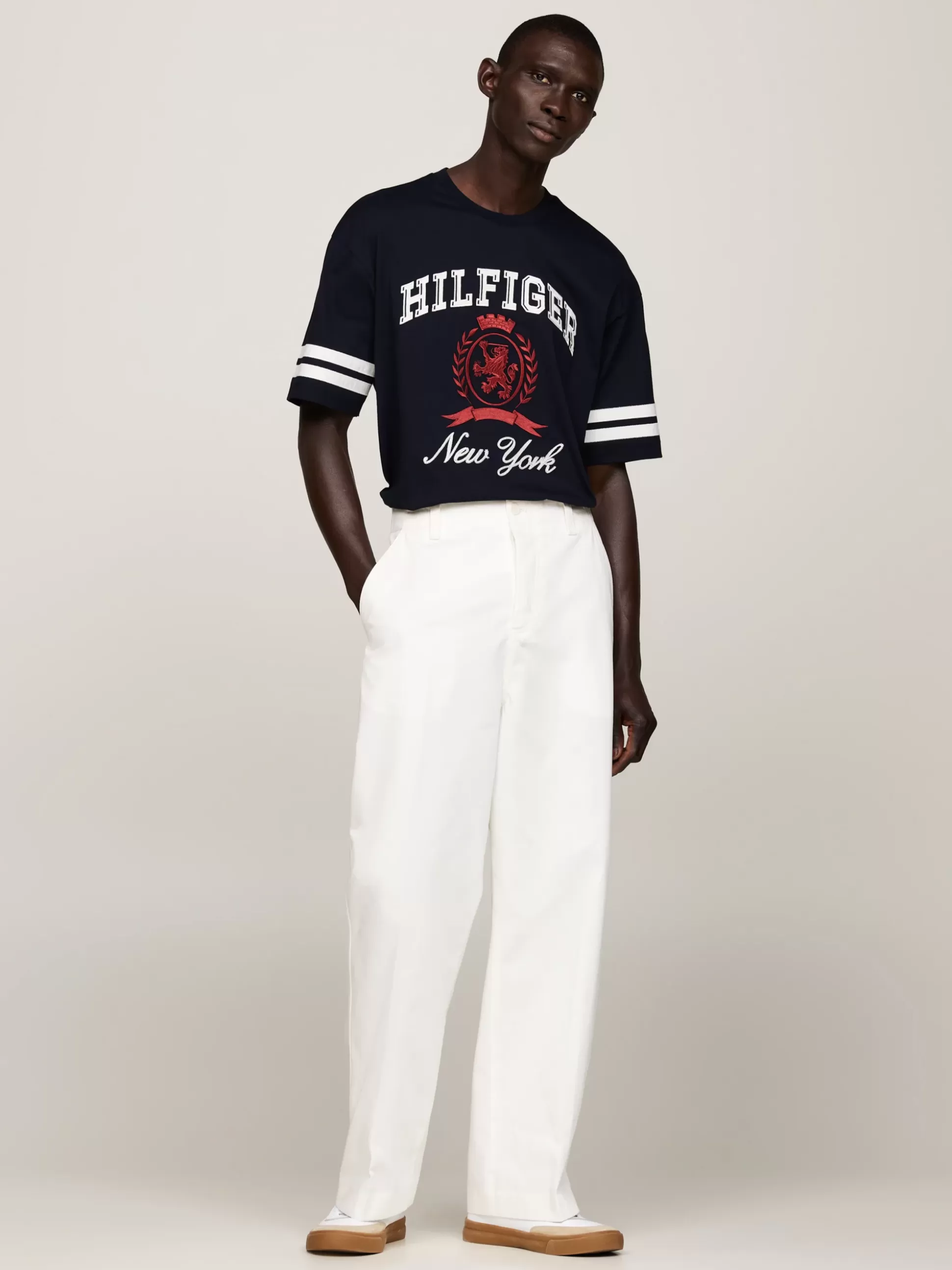 Tommy Hilfiger T-Shirty^T-shirt Z Emblematem I Dużym Logo