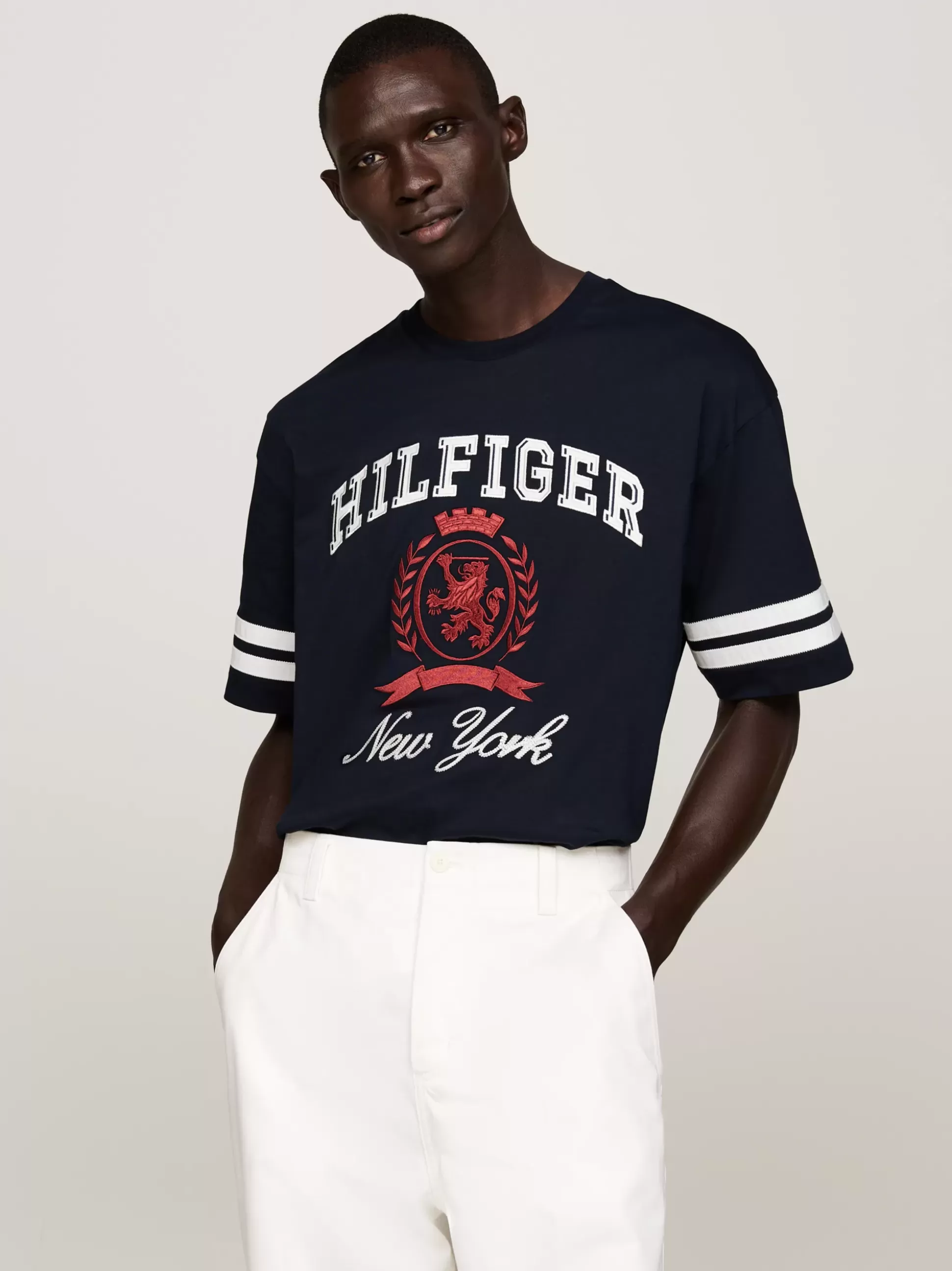 Tommy Hilfiger T-Shirty^T-shirt Z Emblematem I Dużym Logo