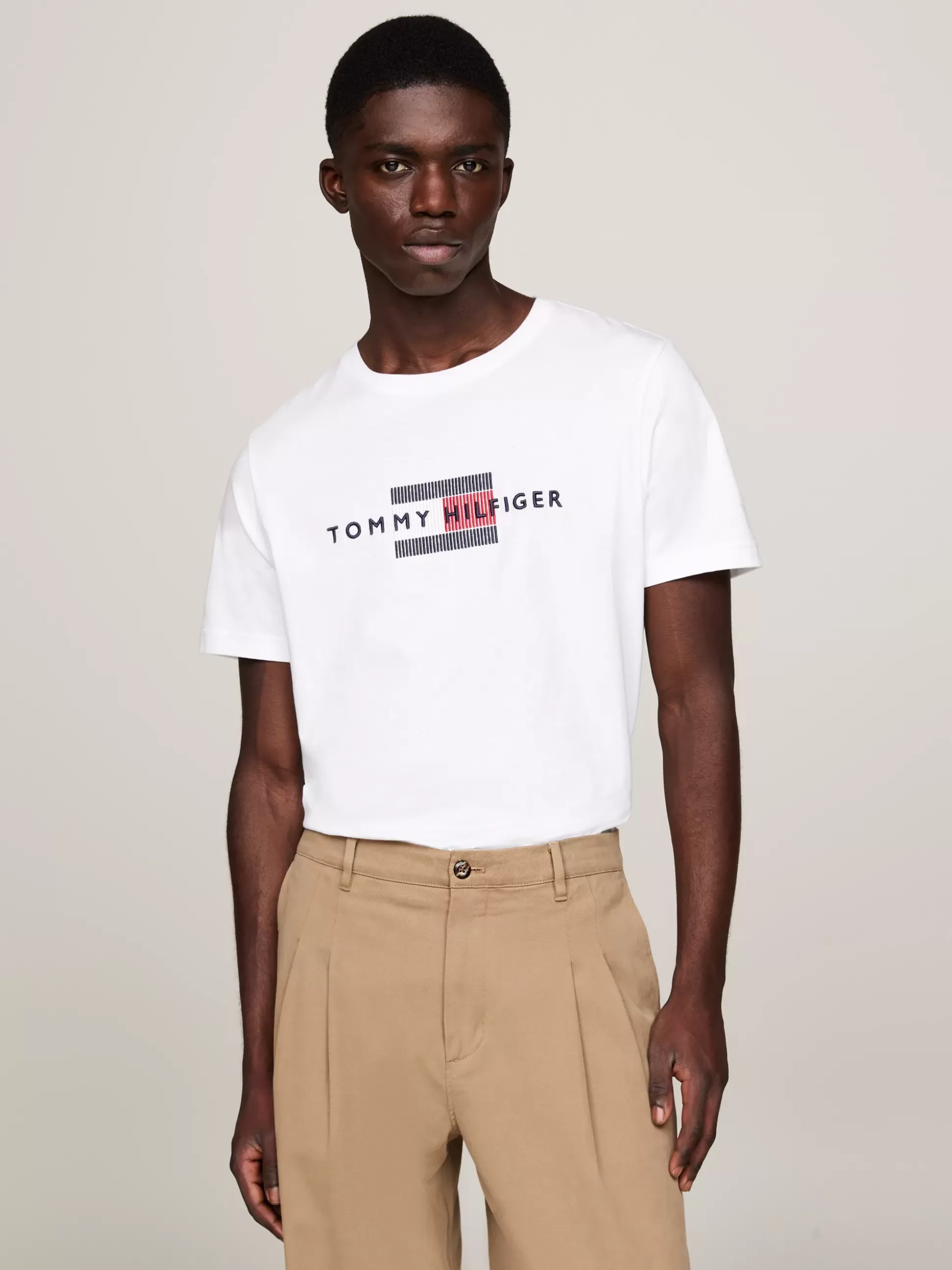 Tommy Hilfiger T-Shirty^T-shirt Z Haftem Z Flagą Hilfiger