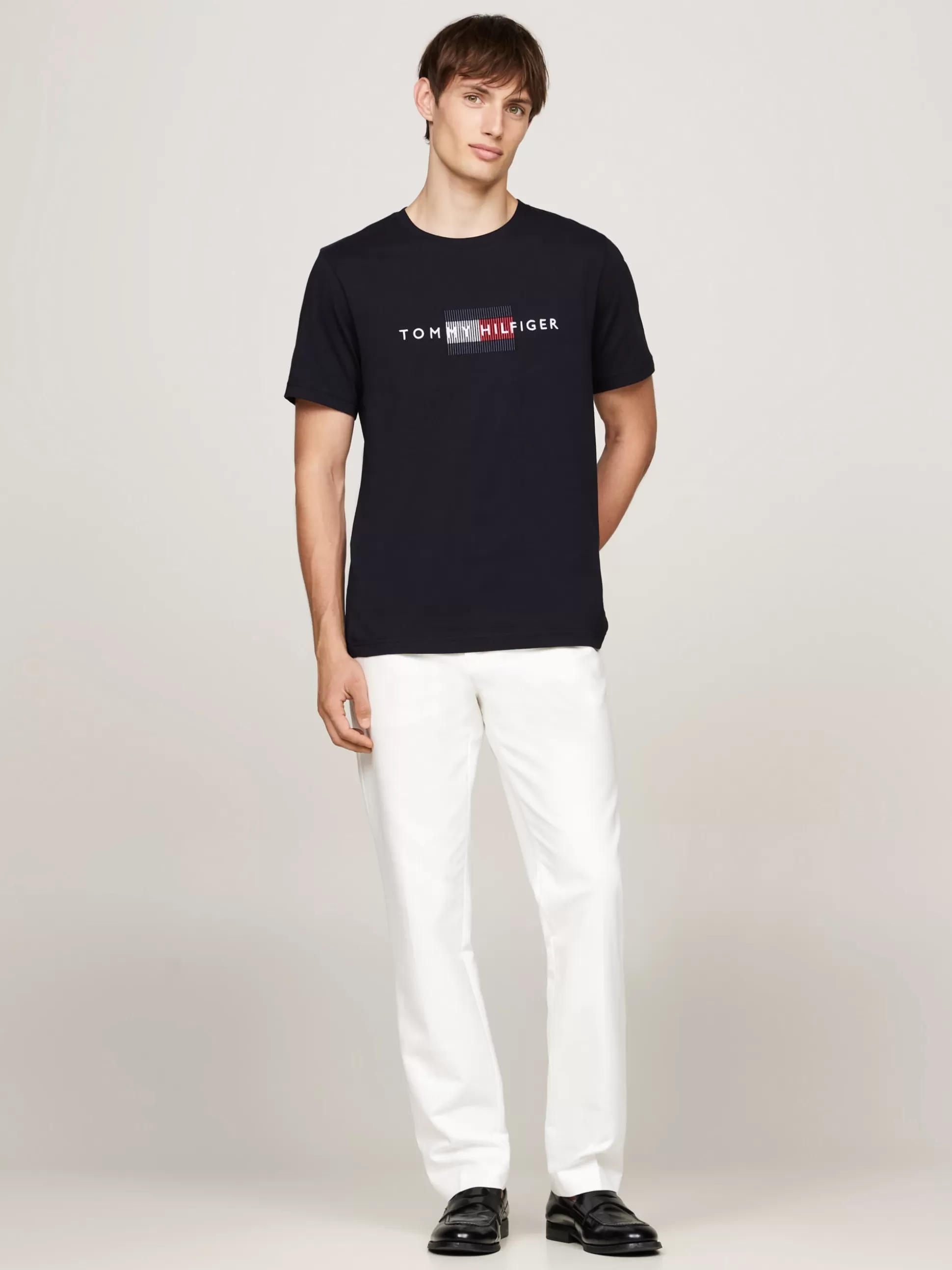 Tommy Hilfiger T-Shirty^T-shirt Z Haftem Z Flagą Hilfiger