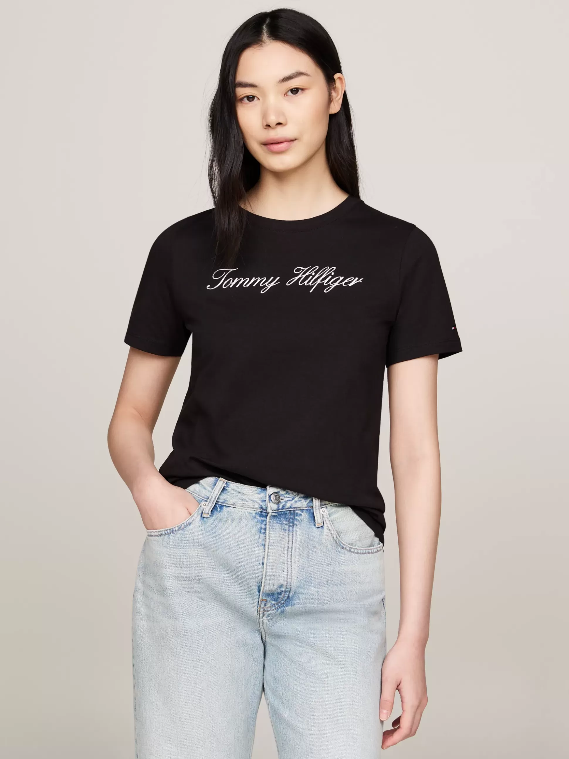 Tommy Hilfiger T-Shirty^T-shirt Z Kaligrafowanym Logo