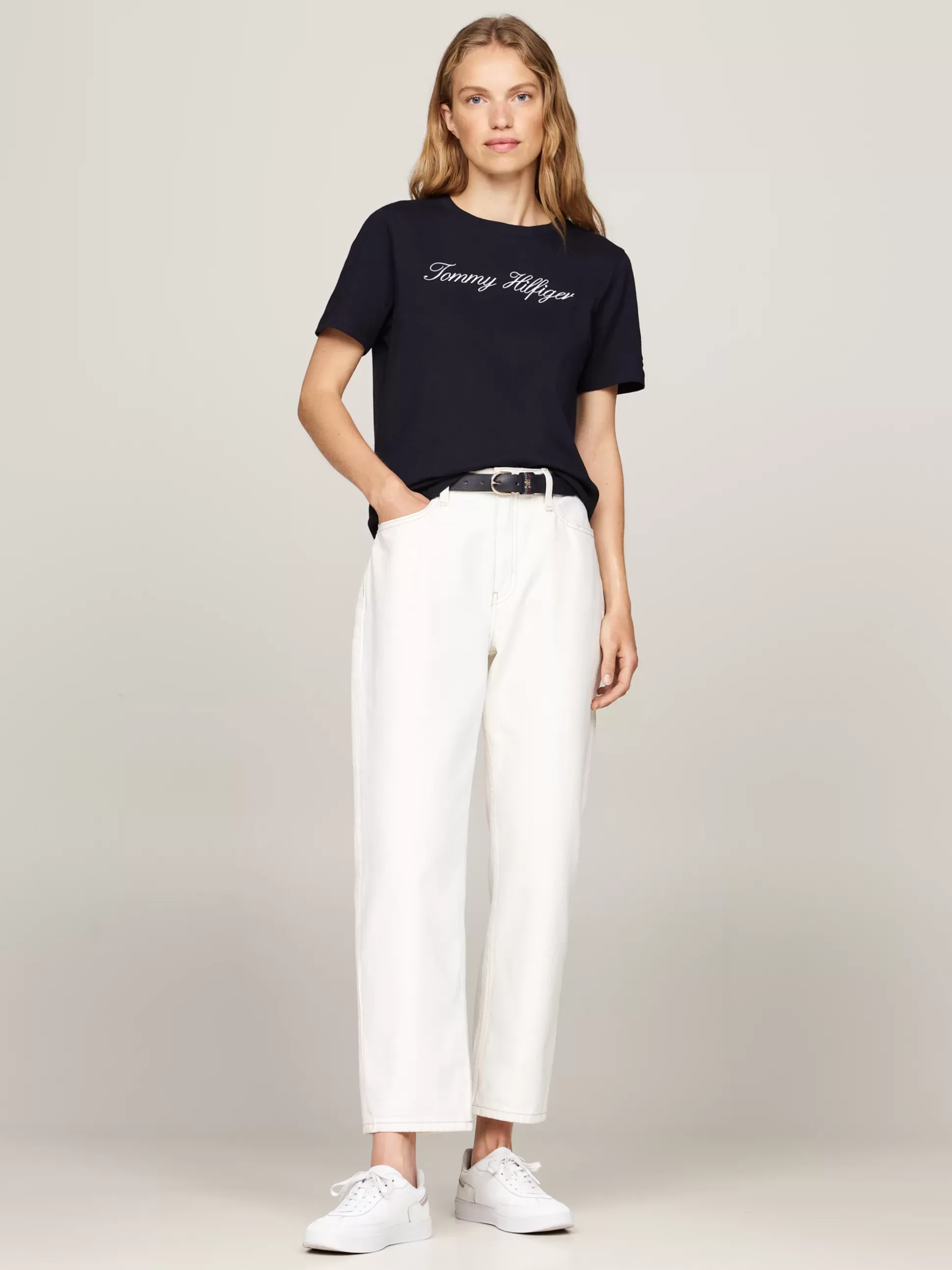 Tommy Hilfiger T-Shirty^T-shirt Z Kaligrafowanym Logo