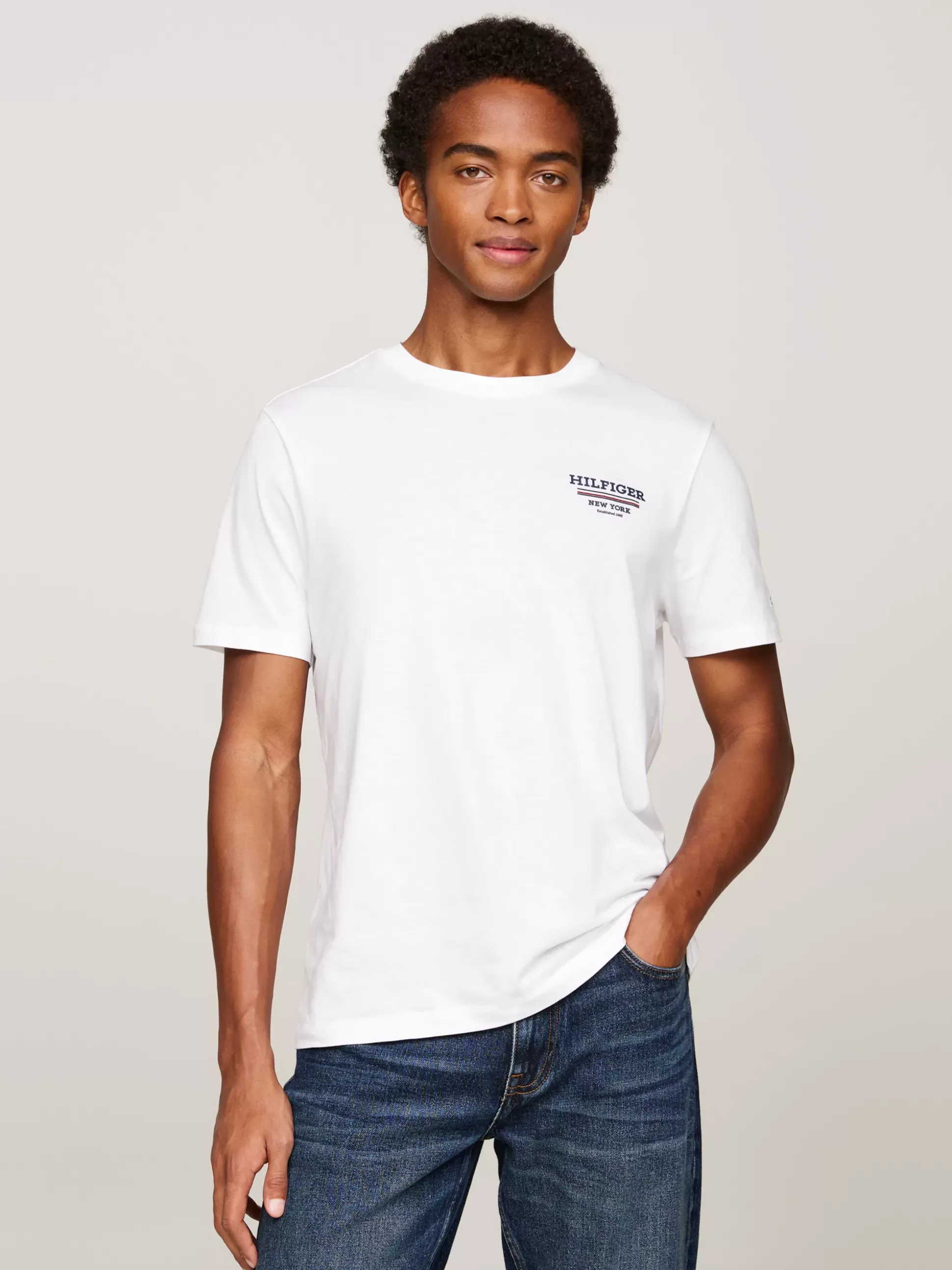 Tommy Hilfiger T-Shirty^T-shirt Z Logo Global Stripe