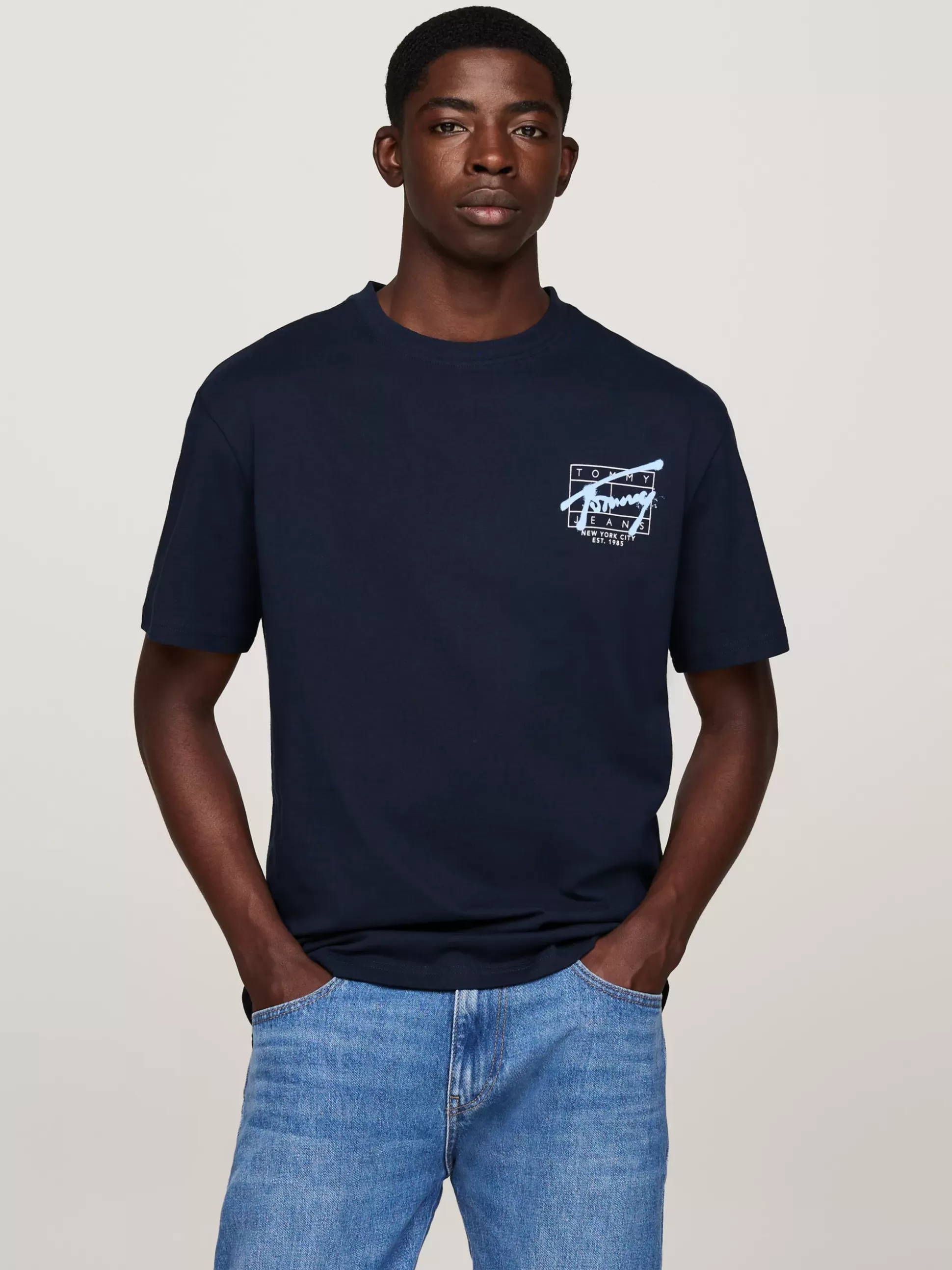 Tommy Hilfiger T-Shirty^T-shirt Z Logo W Stylu Graffiti