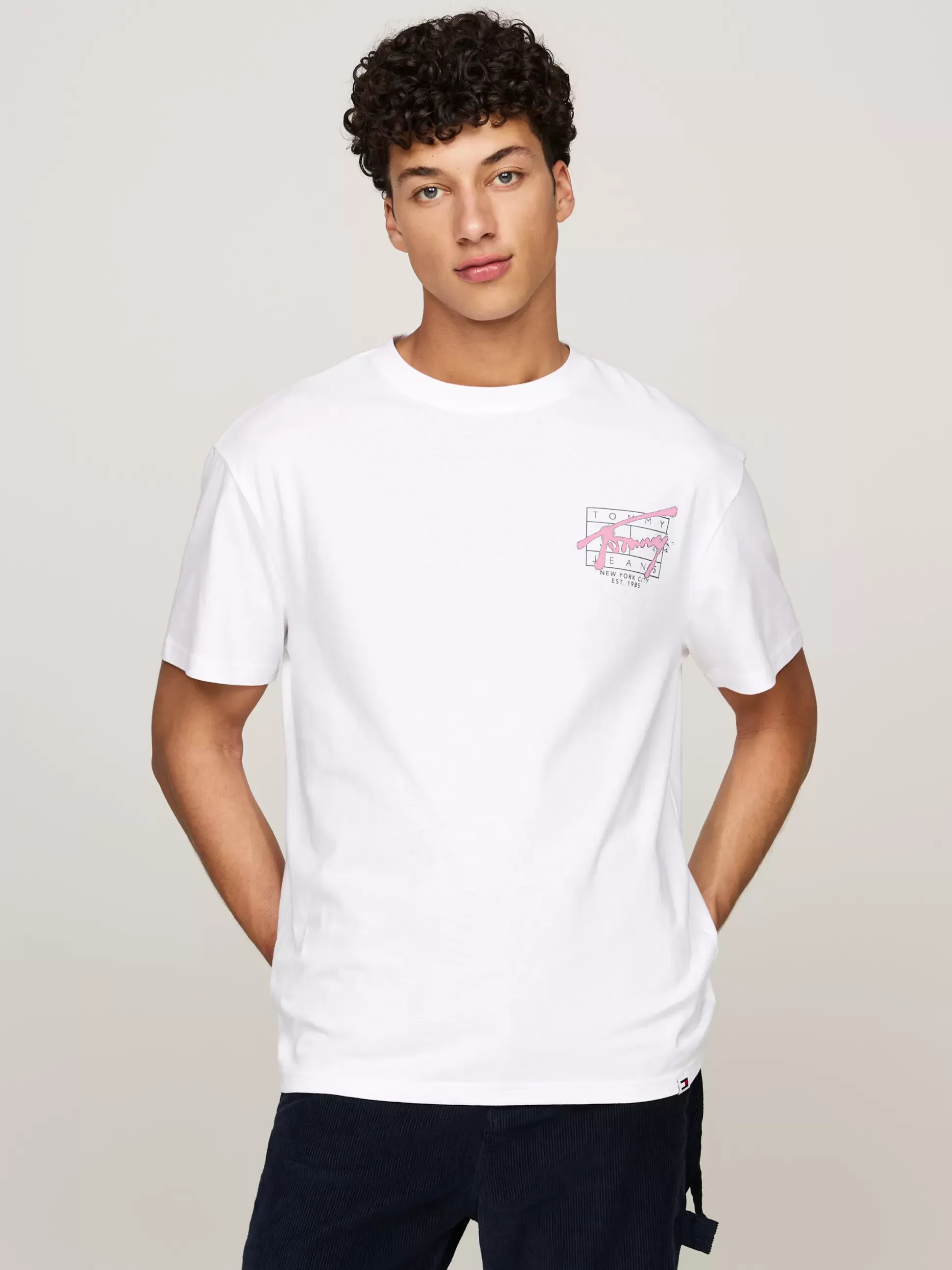 Tommy Hilfiger T-Shirty^T-shirt Z Logo W Stylu Graffiti