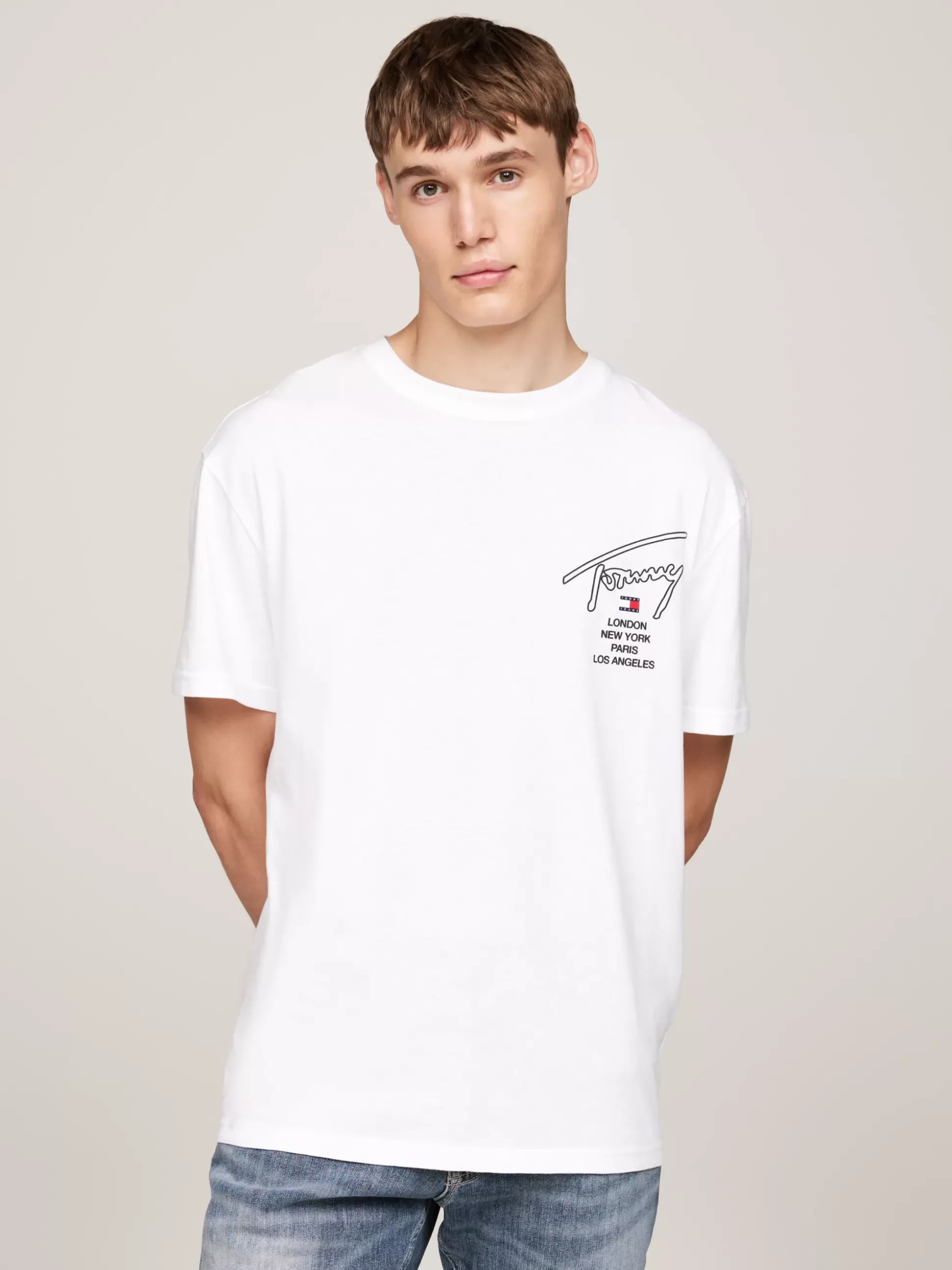 Tommy Hilfiger T-Shirty^T-shirt Z Logo Z Podpisem Z Tyłu