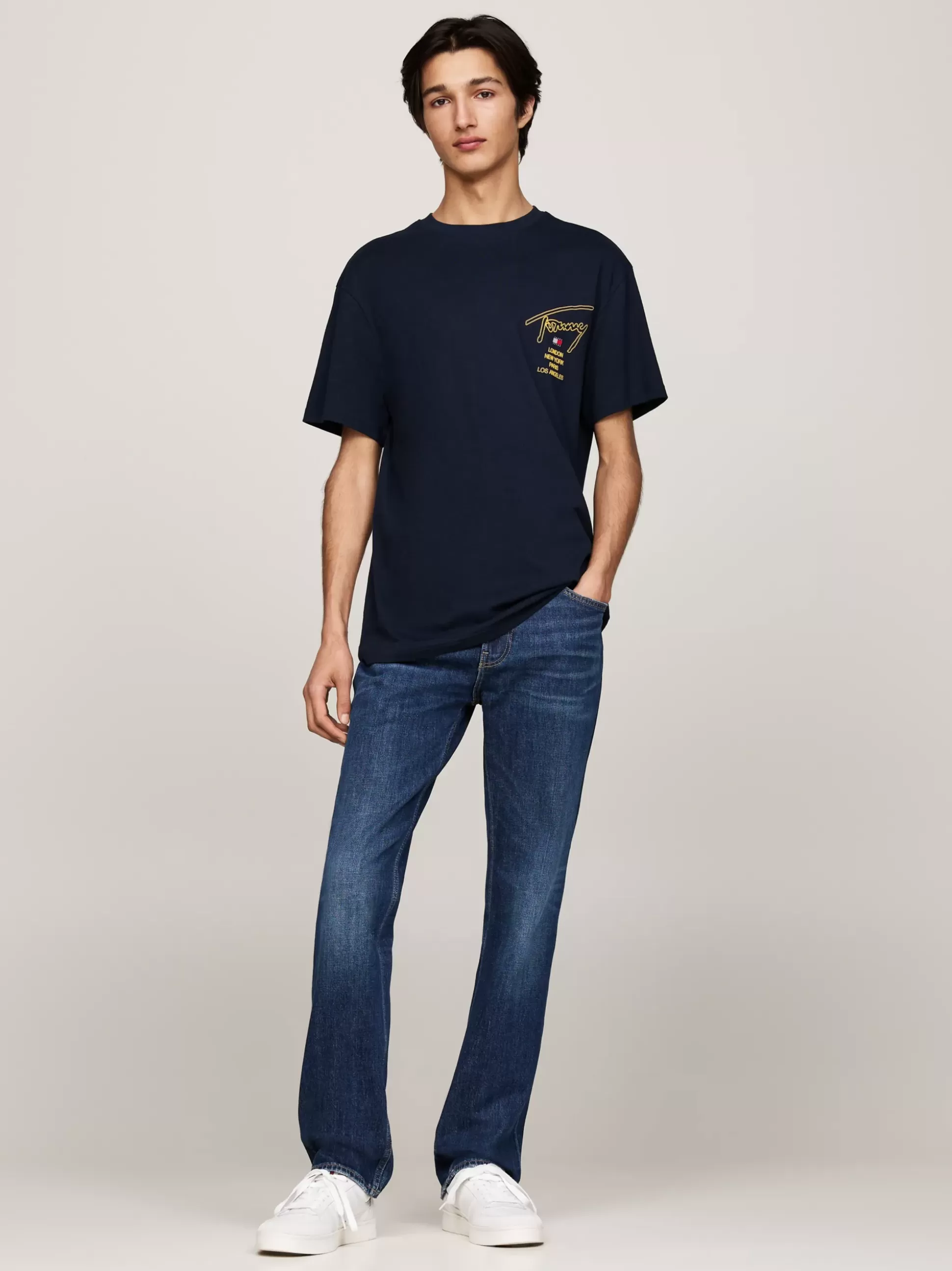 Tommy Hilfiger T-Shirty^T-shirt Z Logo Z Podpisem Z Tyłu