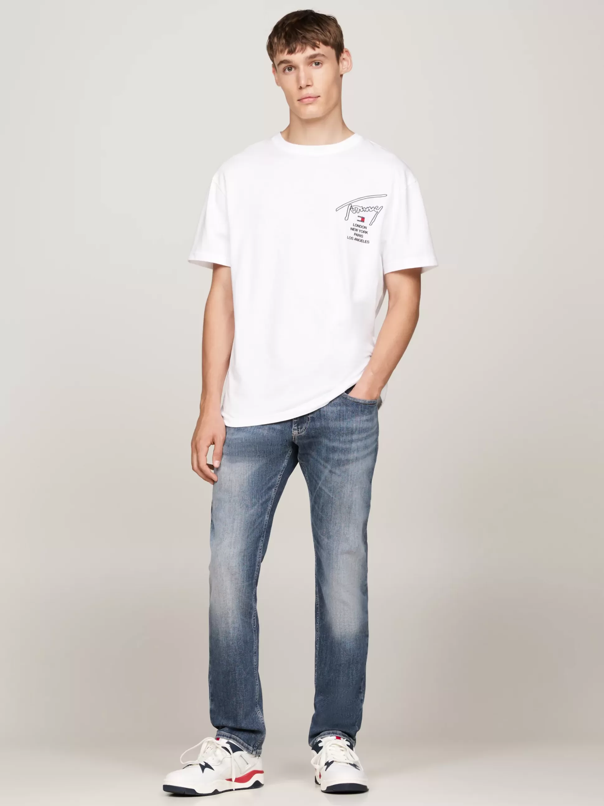 Tommy Hilfiger T-Shirty^T-shirt Z Logo Z Podpisem Z Tyłu