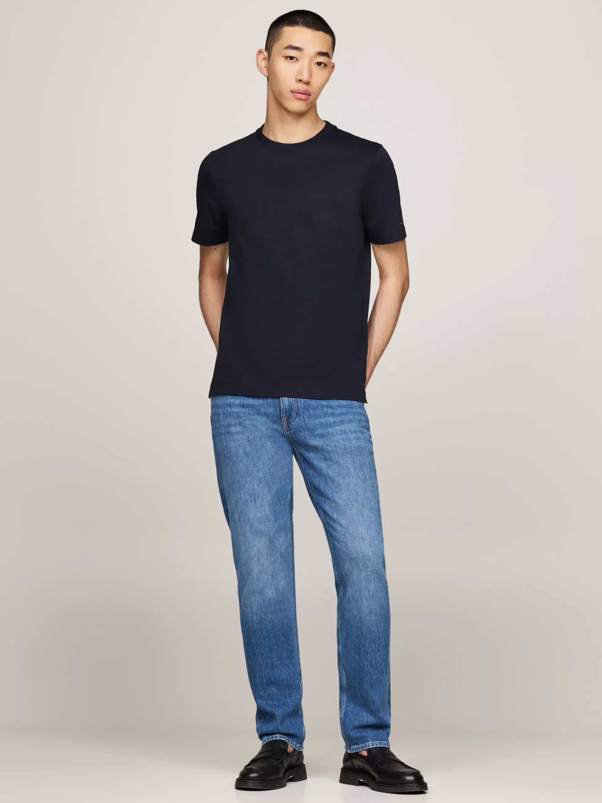 Tommy Hilfiger T-Shirty^T-shirt Z Merceryzowanej Bawełny Z Flagą