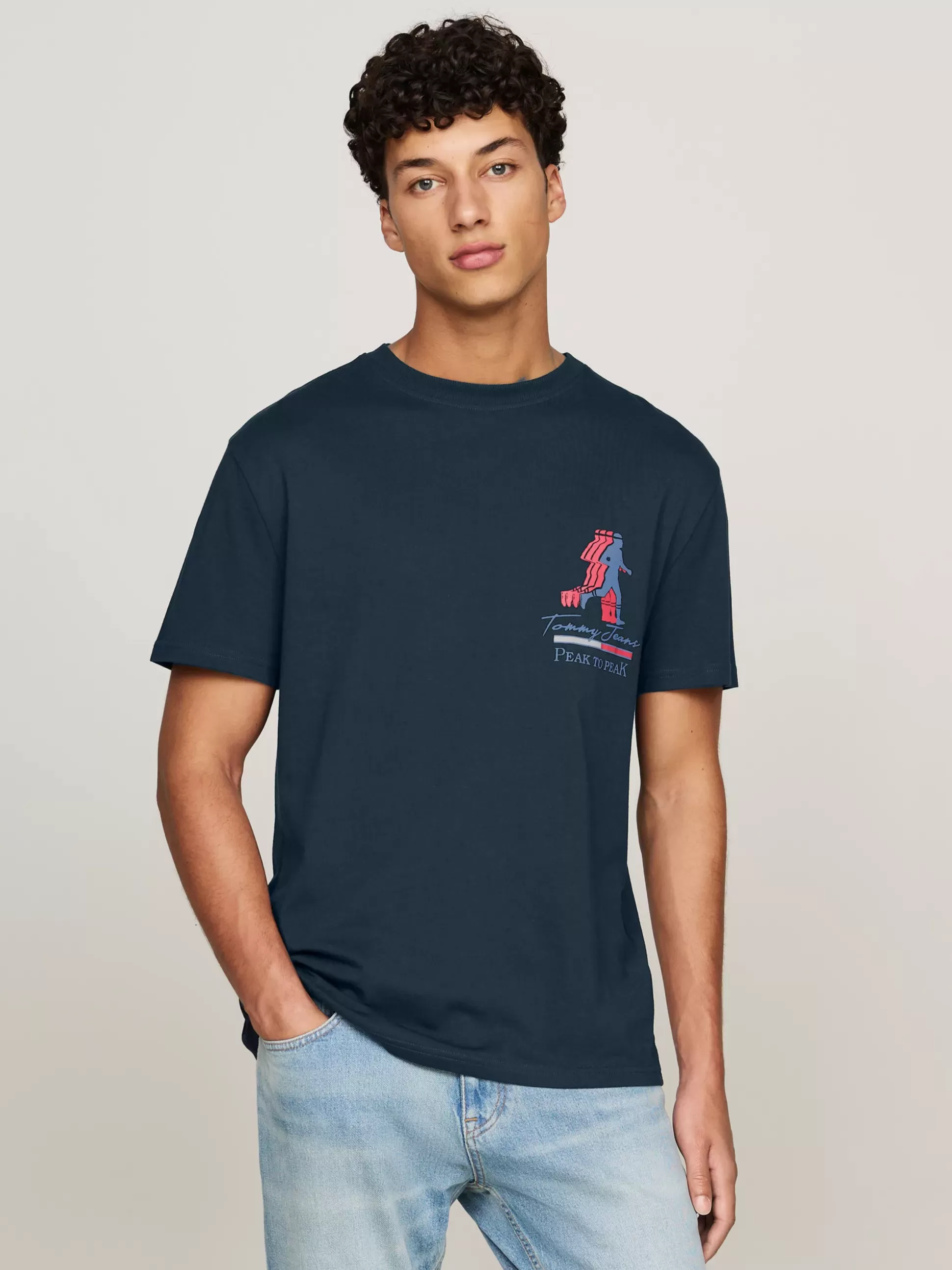 Tommy Hilfiger T-Shirty^T-shirt Z Napisem I Grafiką Z Tyłu