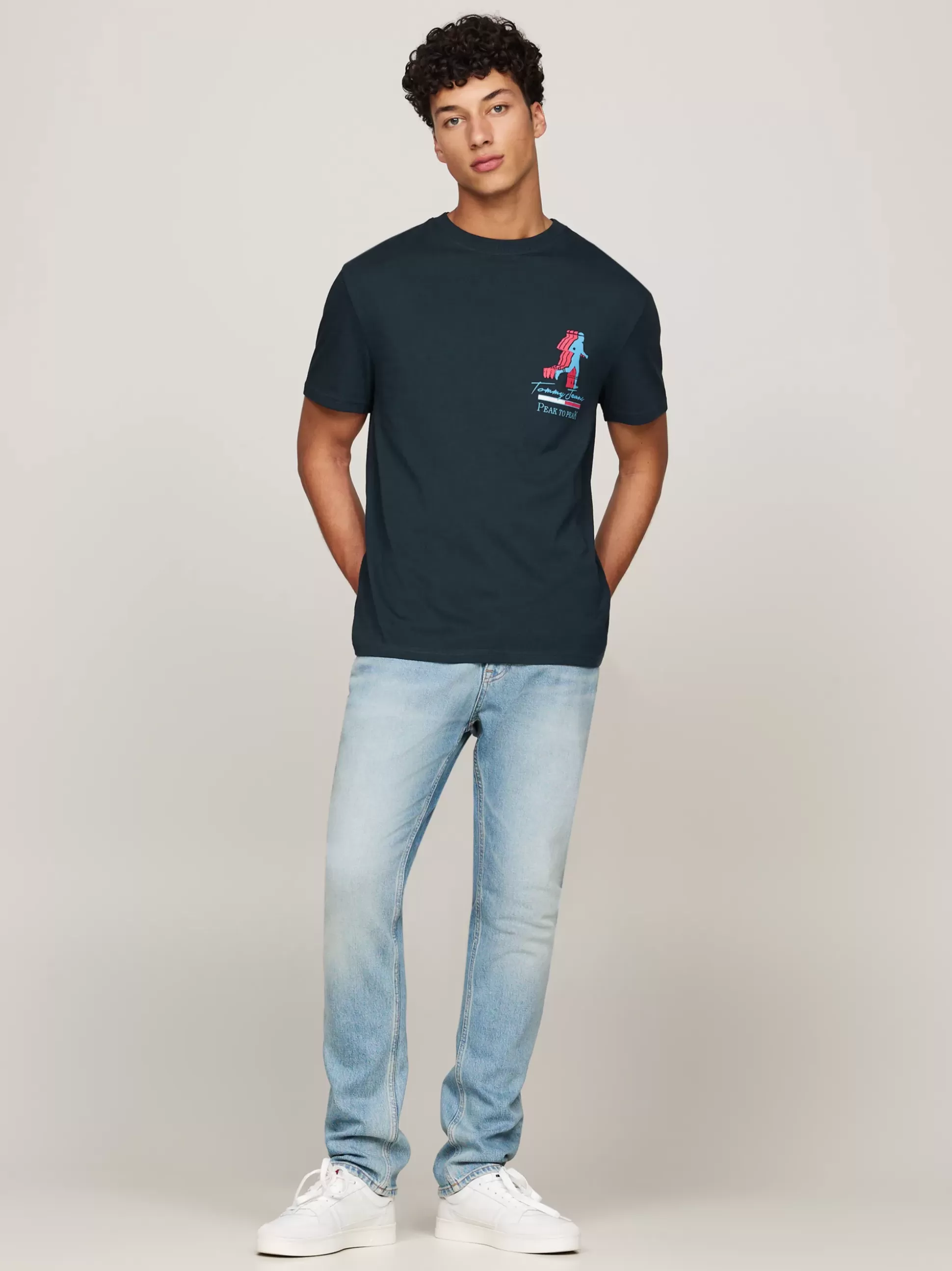 Tommy Hilfiger T-Shirty^T-shirt Z Napisem I Grafiką Z Tyłu