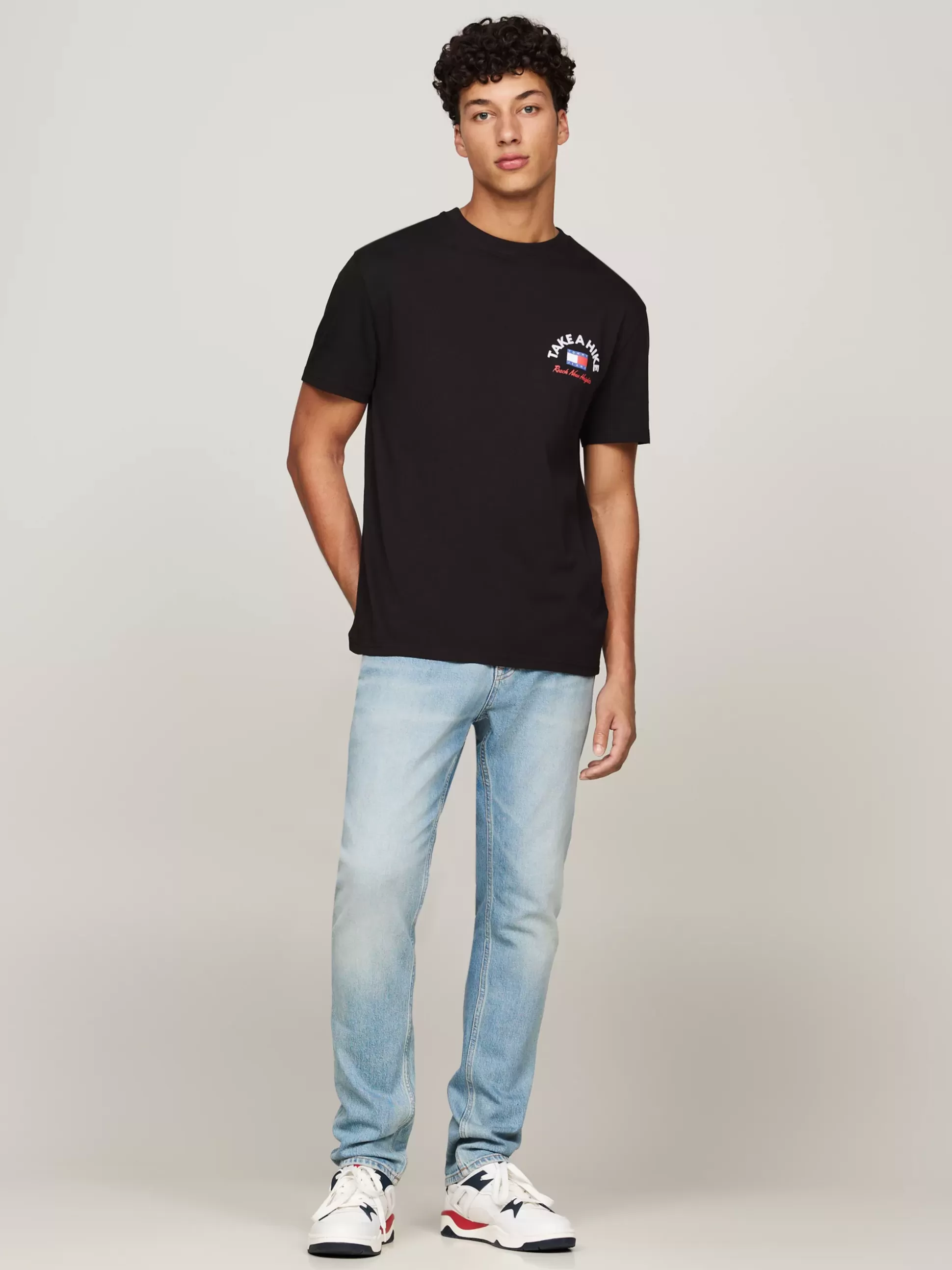 Tommy Hilfiger T-Shirty^T-shirt Z Napisem I Grafiką Z Tyłu