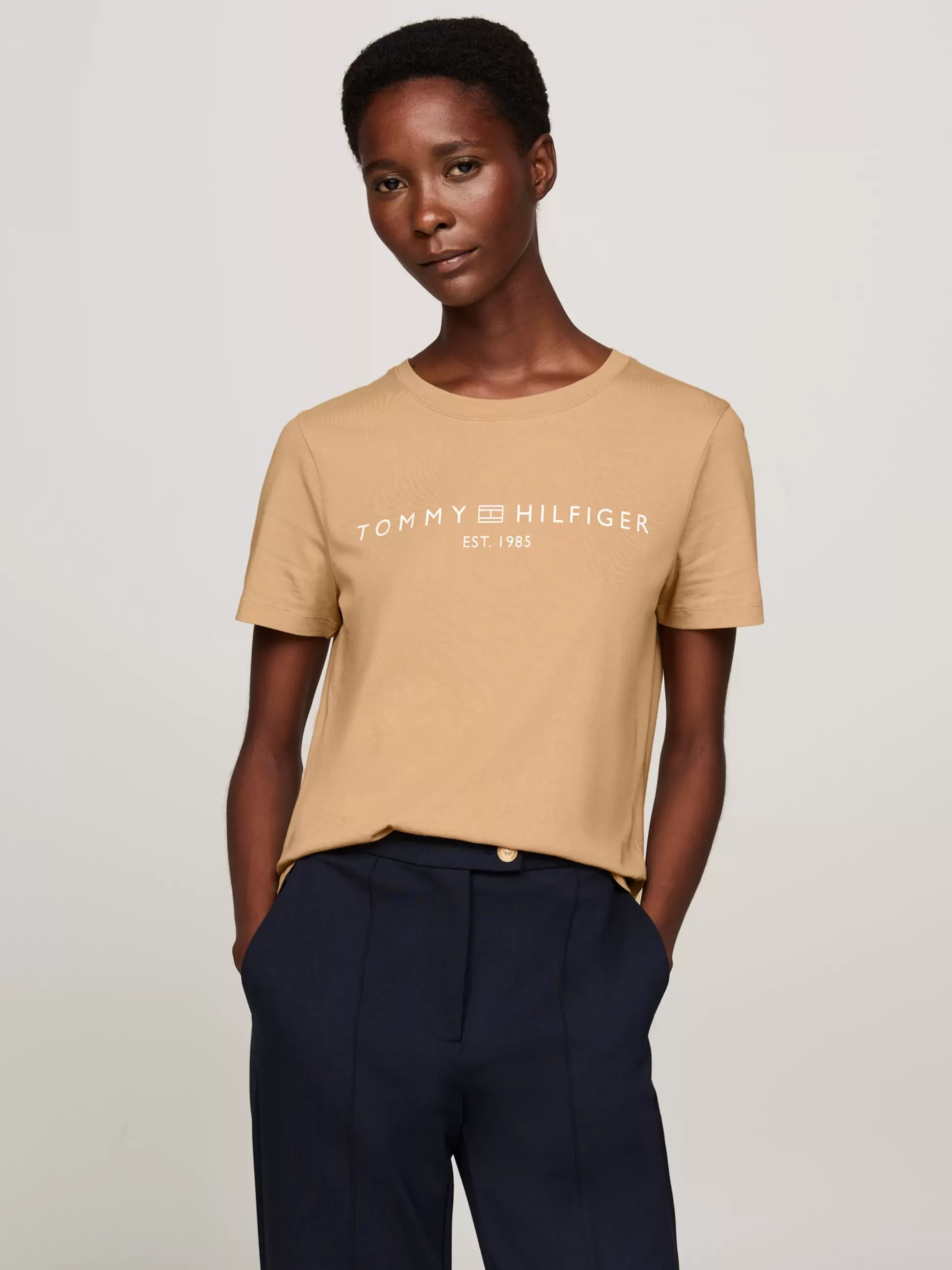 Tommy Hilfiger T-Shirty^T-shirt Z Okrągłym Dekoltem I Logo