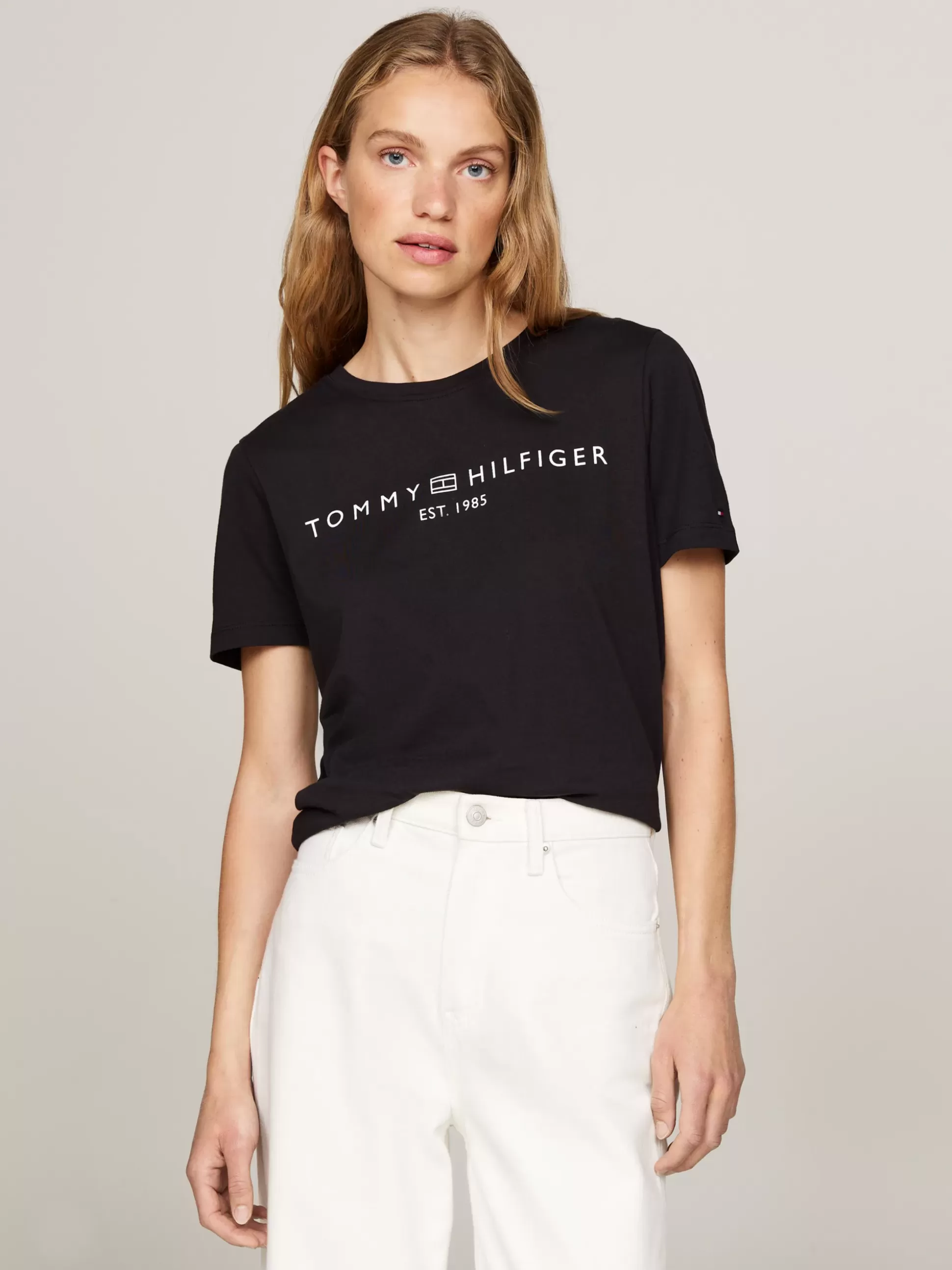 Tommy Hilfiger T-Shirty^T-shirt Z Okrągłym Dekoltem I Logo