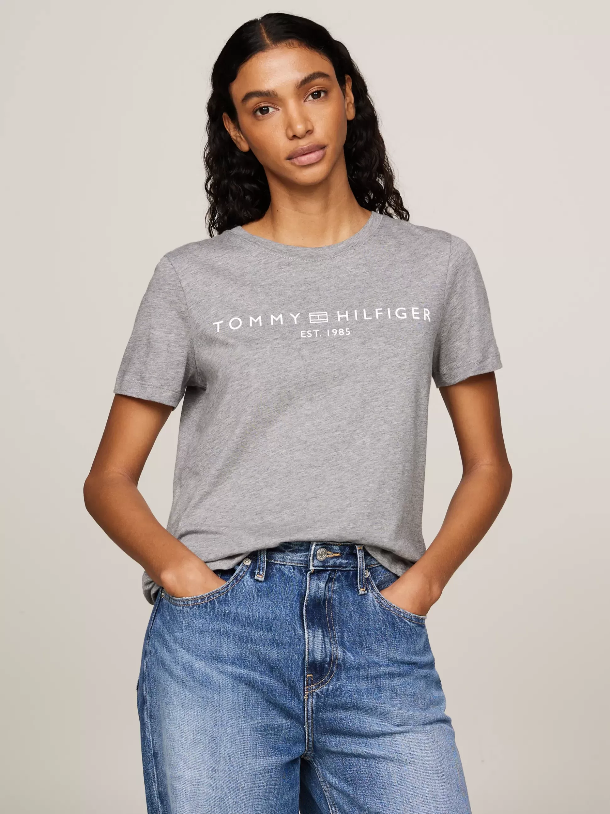 Tommy Hilfiger T-Shirty^T-shirt Z Okrągłym Dekoltem I Logo