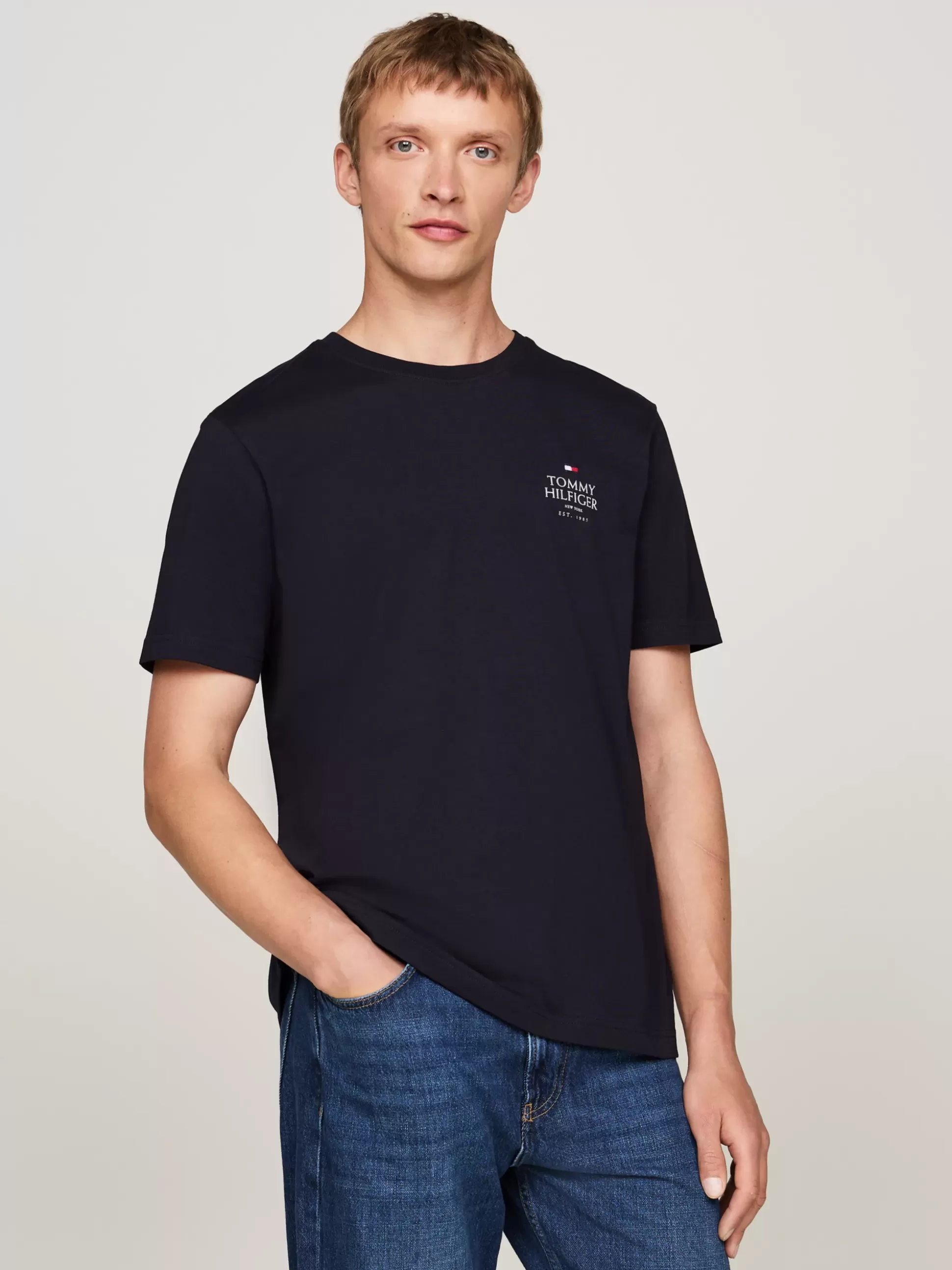 Tommy Hilfiger T-Shirty^T-shirt Z Okrągłym Dekoltem I Logo