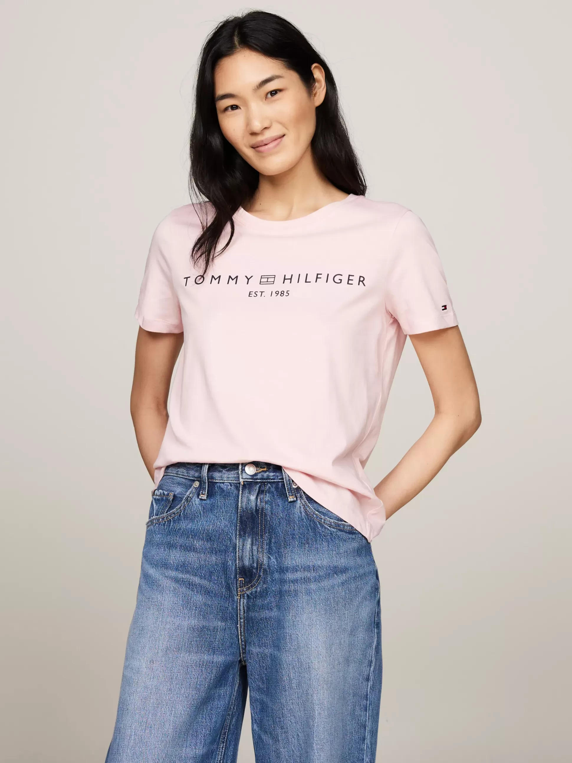 Tommy Hilfiger T-Shirty^T-shirt Z Okrągłym Dekoltem I Logo