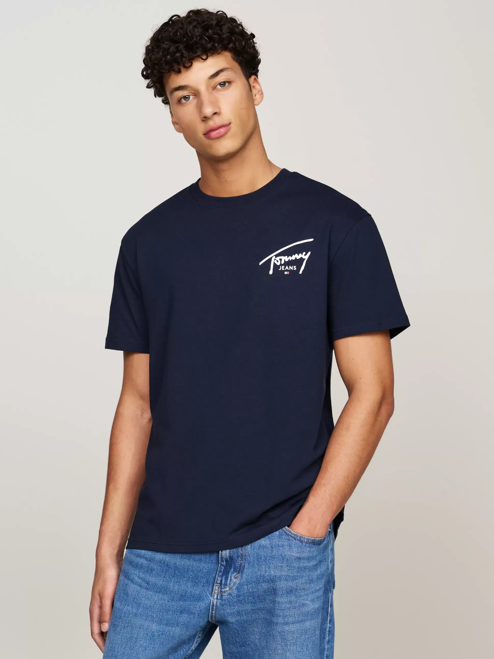 Tommy Hilfiger T-Shirty^T-shirt Z Okrągłym Dekoltem I Logo