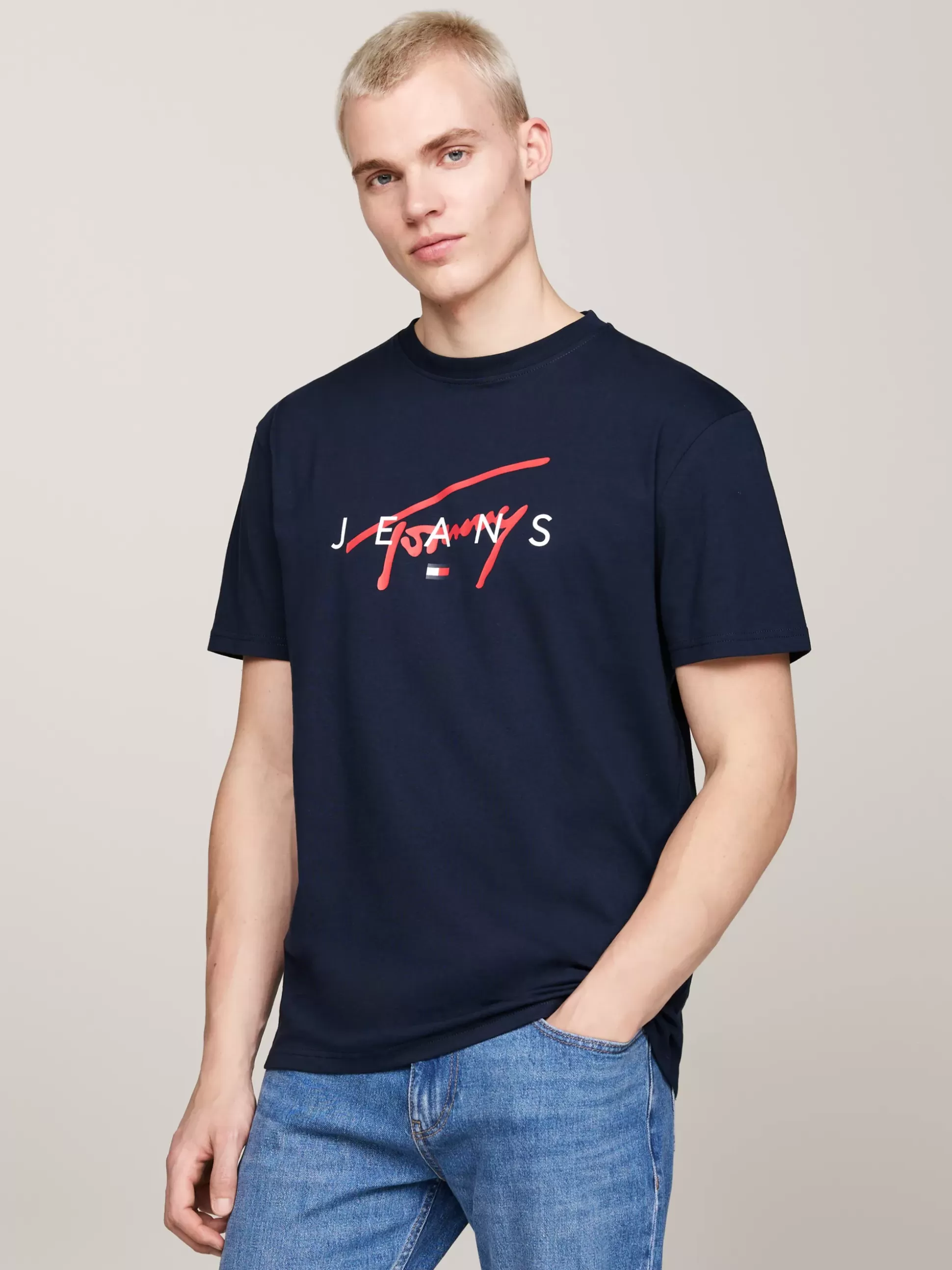 Tommy Hilfiger T-Shirty^T-shirt Z Okrągłym Dekoltem I Logo