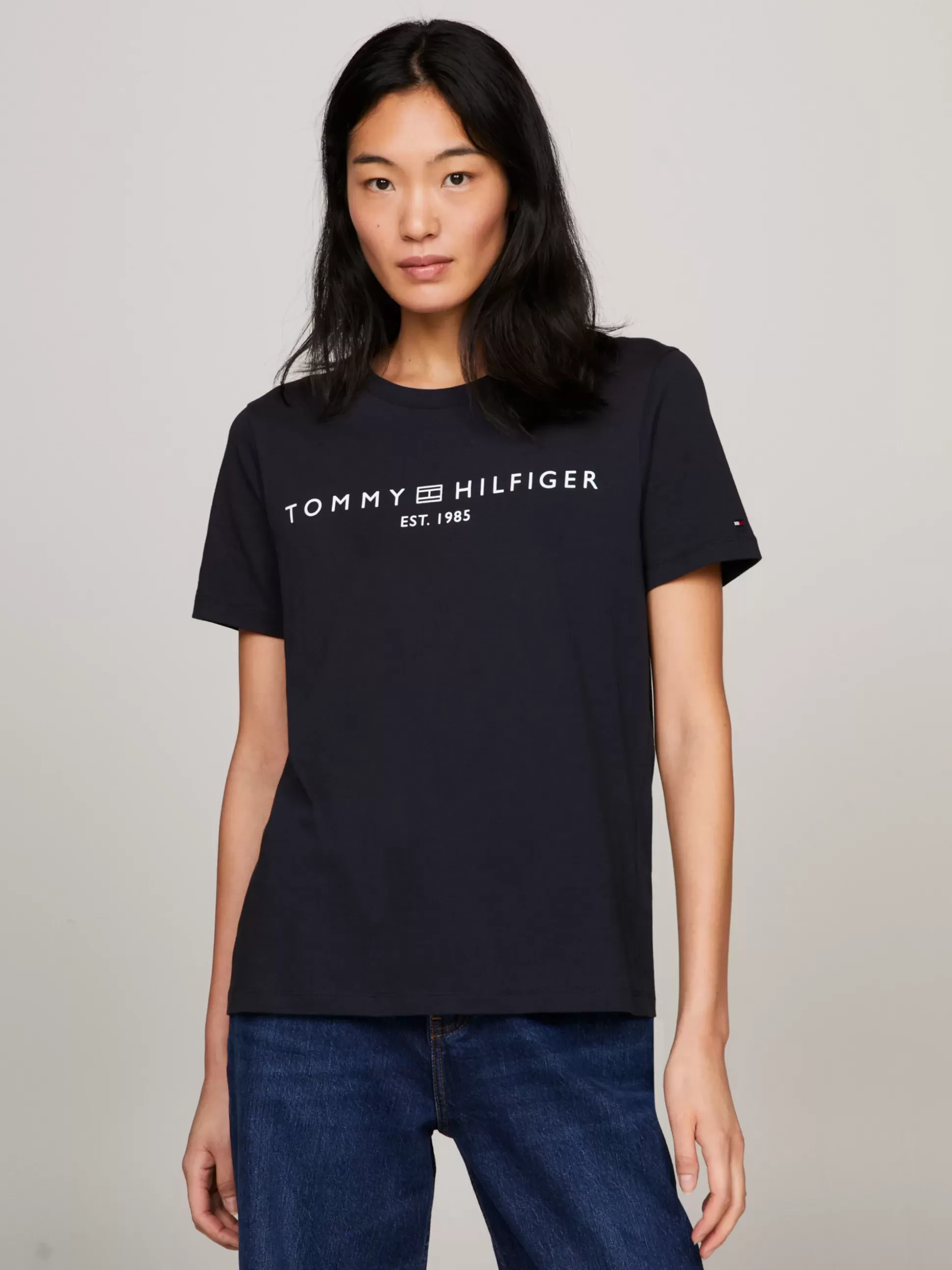 Tommy Hilfiger T-Shirty^T-shirt Z Okrągłym Dekoltem I Logo