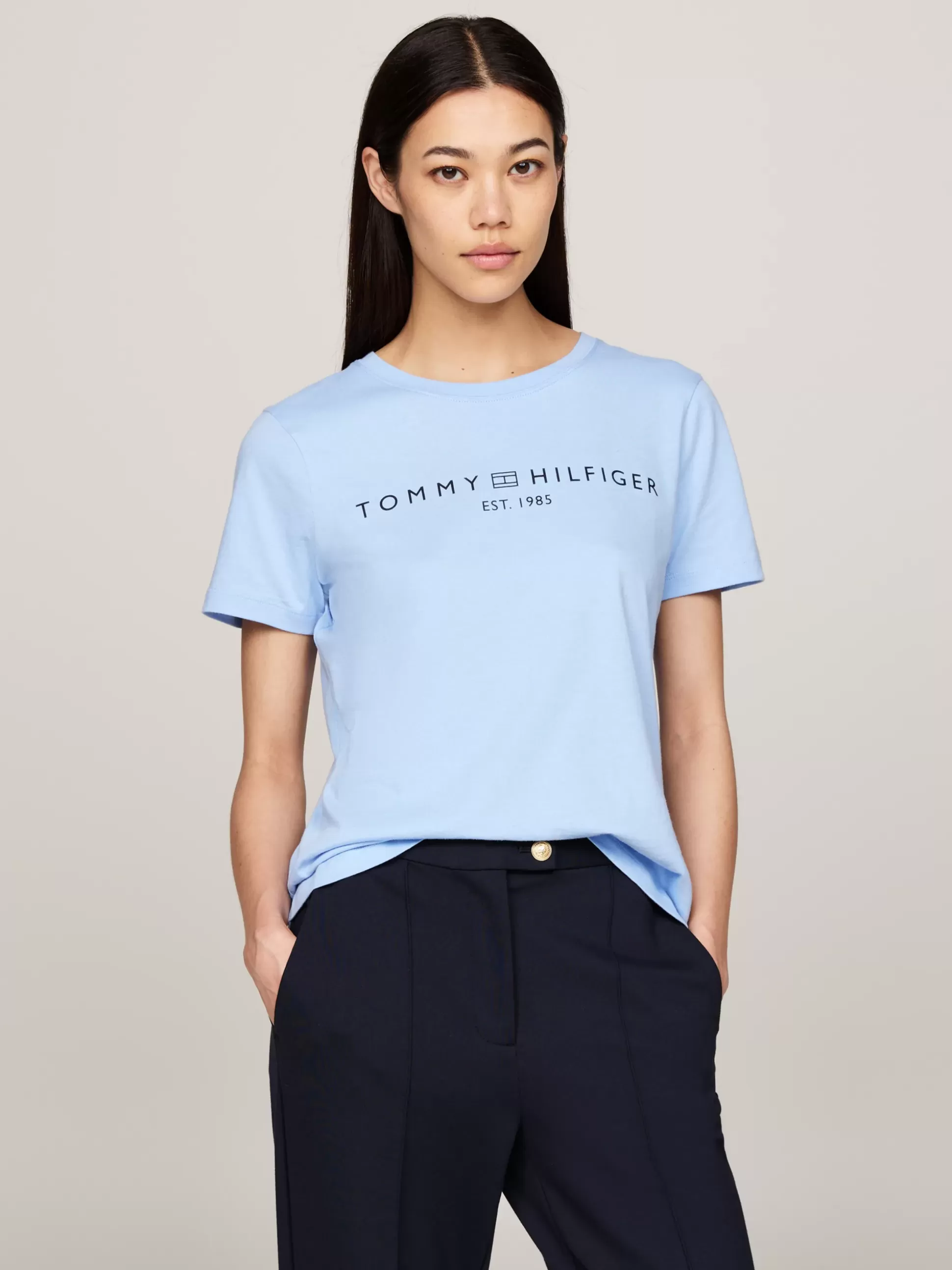 Tommy Hilfiger T-Shirty^T-shirt Z Okrągłym Dekoltem I Logo