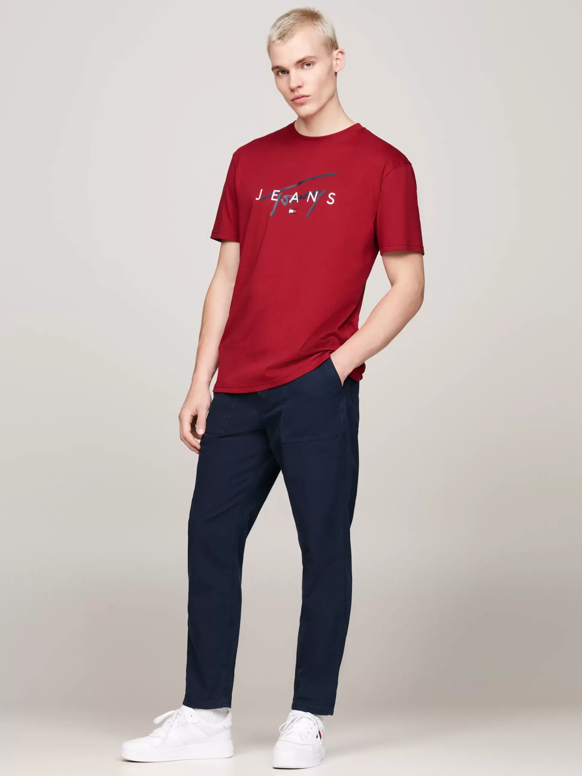 Tommy Hilfiger T-Shirty^T-shirt Z Okrągłym Dekoltem I Logo