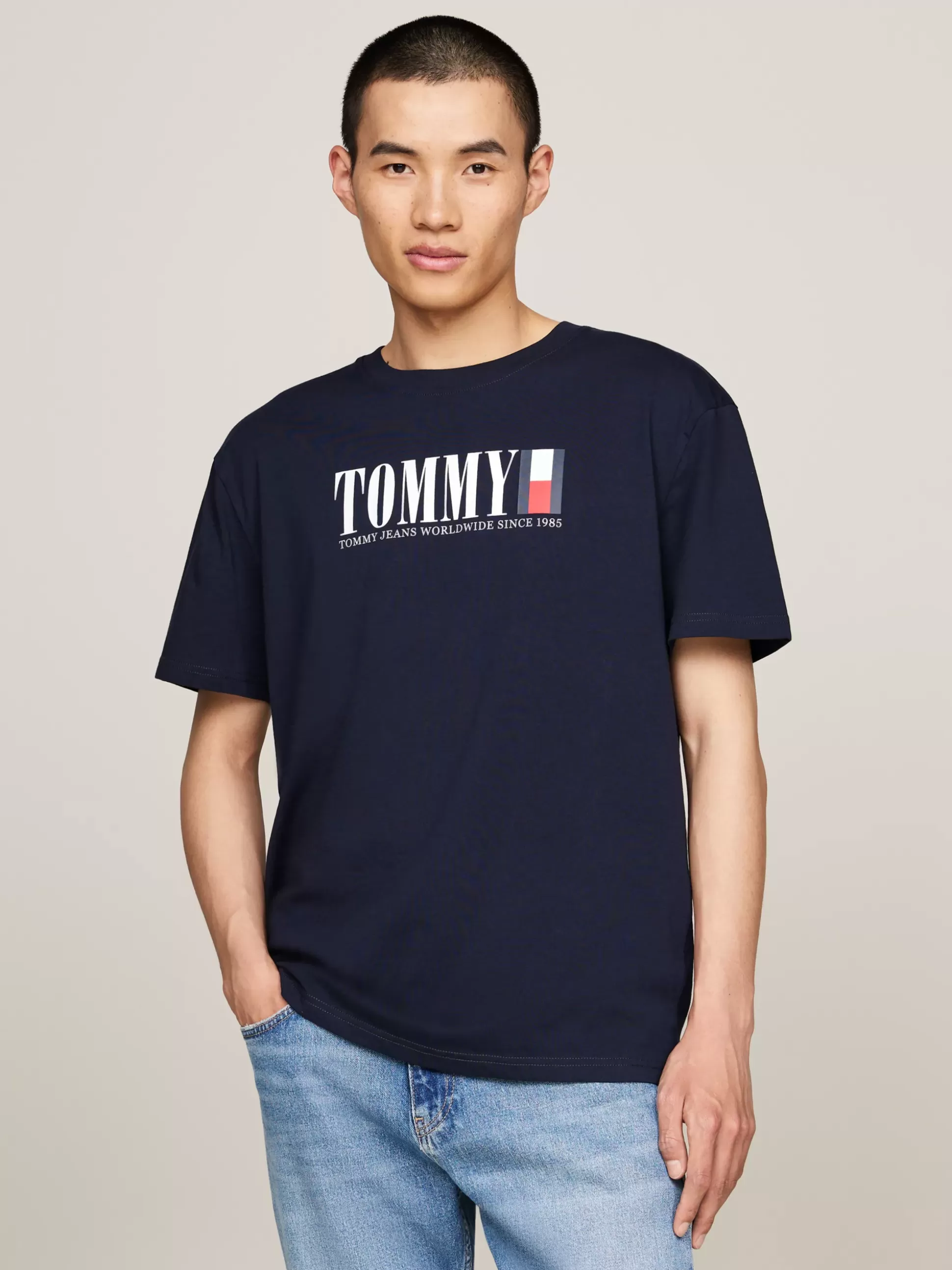 Tommy Hilfiger T-Shirty^T-shirt Z Okrągłym Dekoltem I Logo Z Flagą