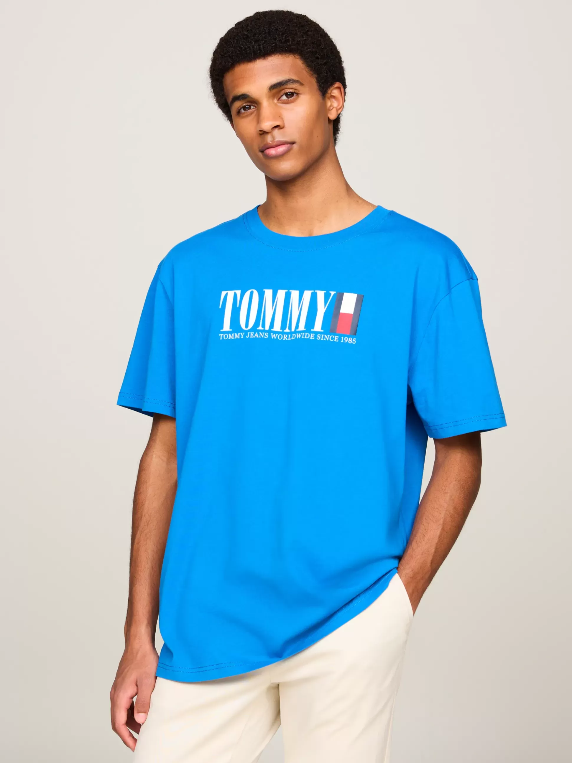 Tommy Hilfiger T-Shirty^T-shirt Z Okrągłym Dekoltem I Logo Z Flagą