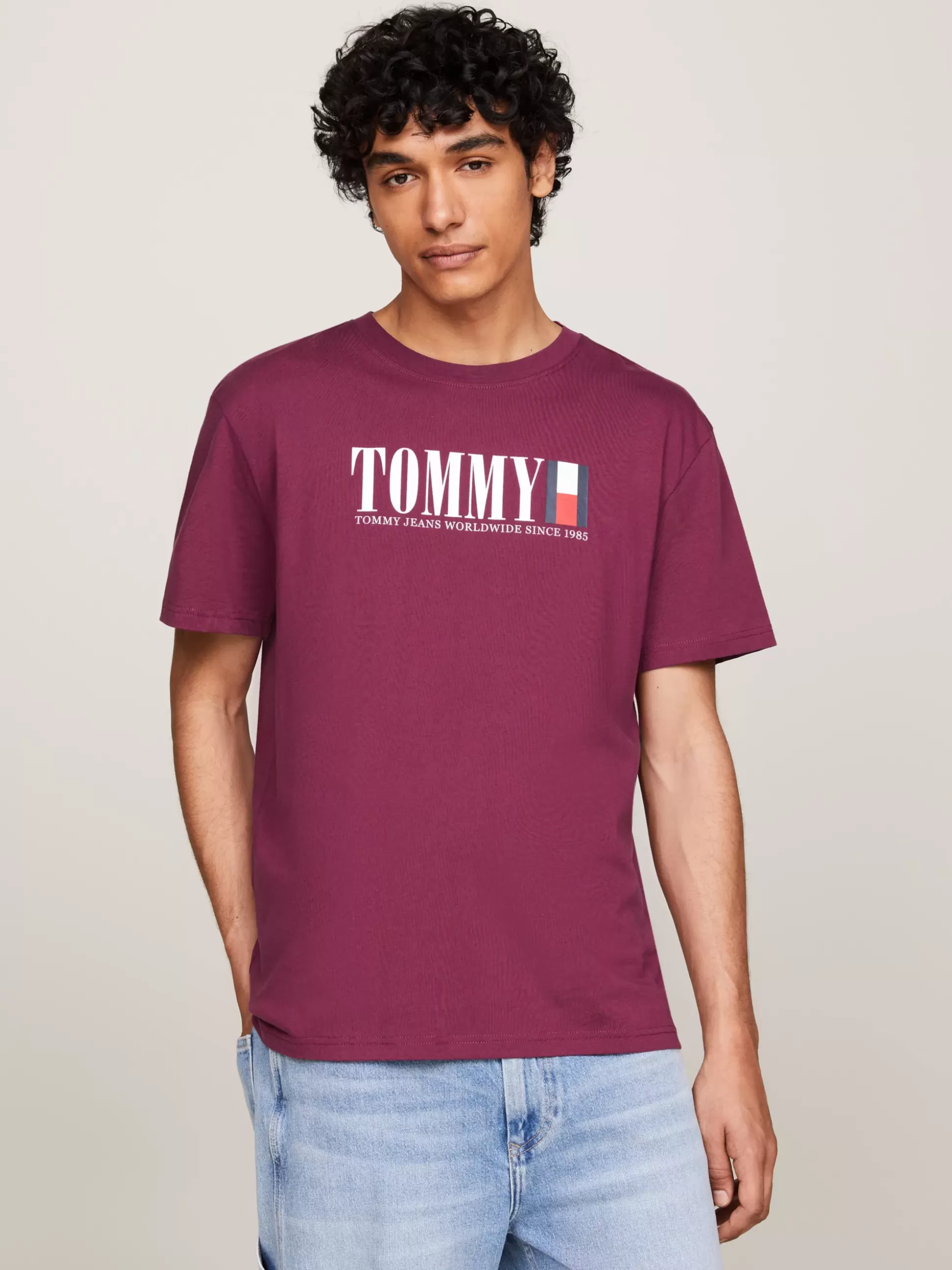 Tommy Hilfiger T-Shirty^T-shirt Z Okrągłym Dekoltem I Logo Z Flagą